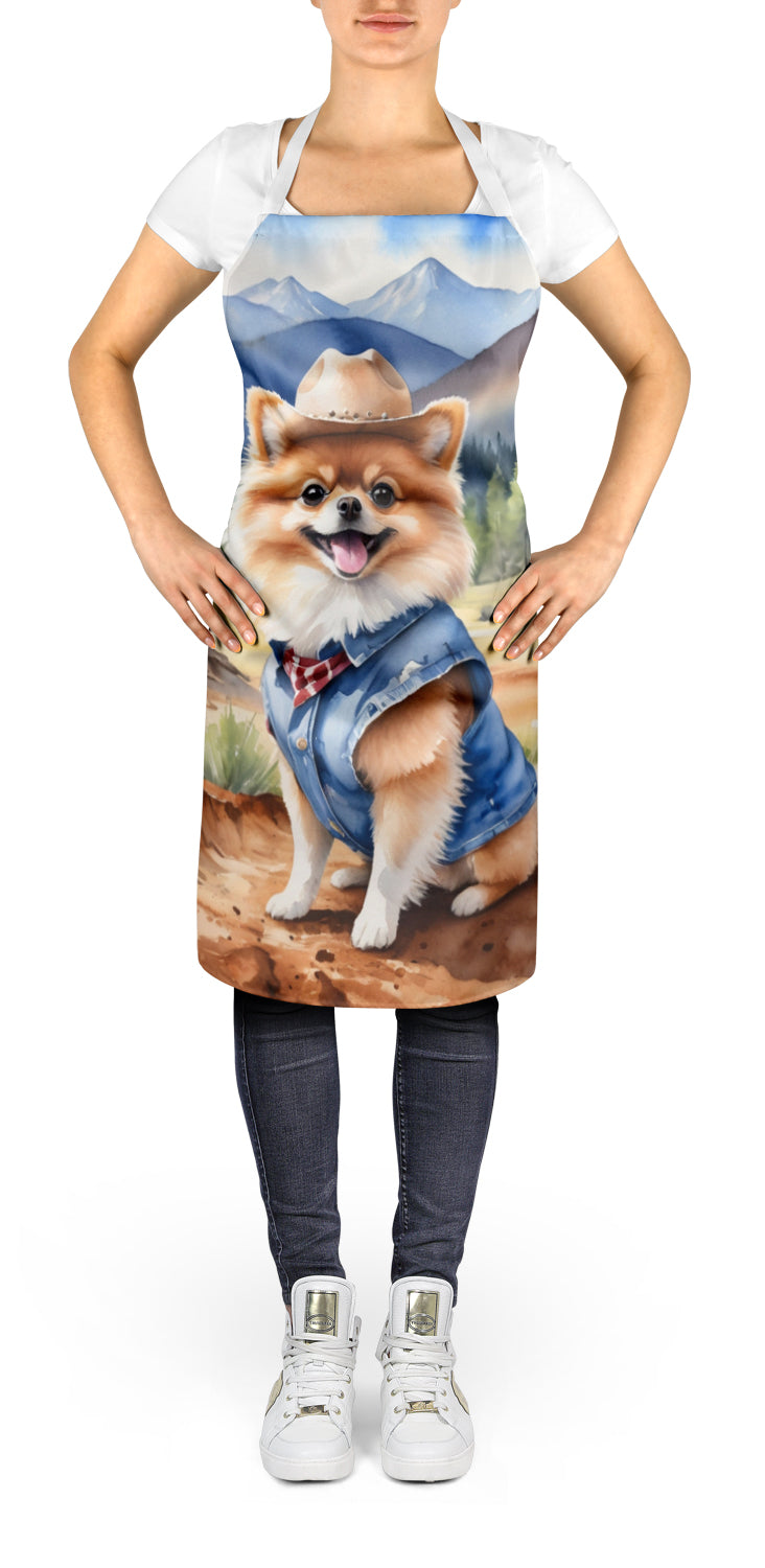 Buy this Pomeranian Cowboy Welcome Apron