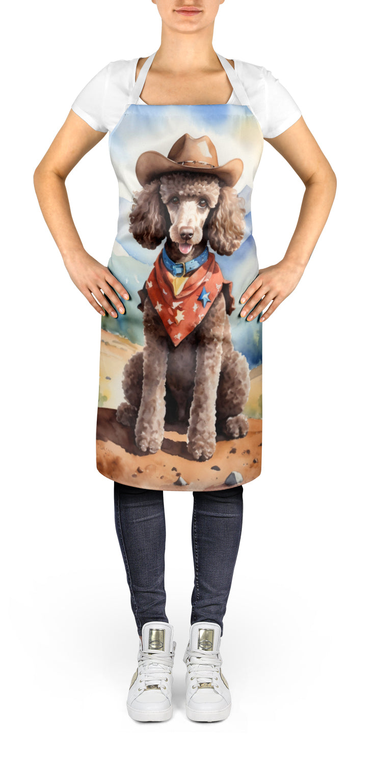 Buy this Poodle Cowboy Welcome Apron