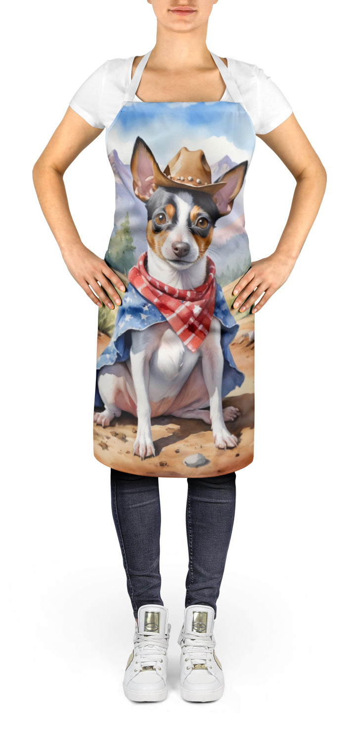 Buy this Rat Terrier Cowboy Welcome Apron