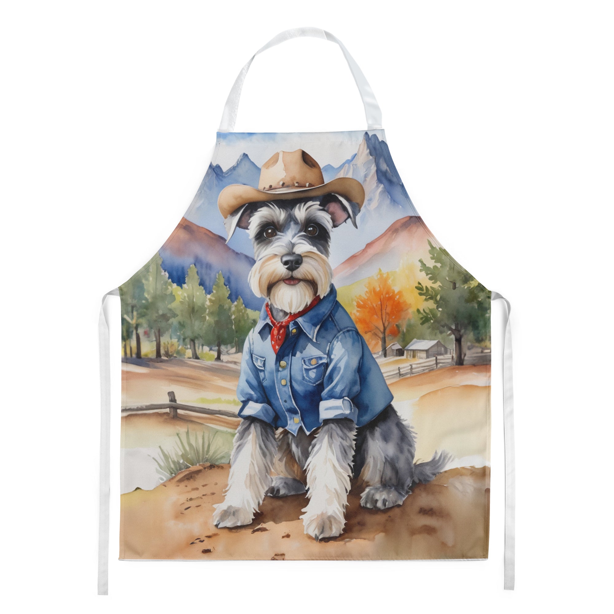 Buy this Schnauzer Cowboy Welcome Apron