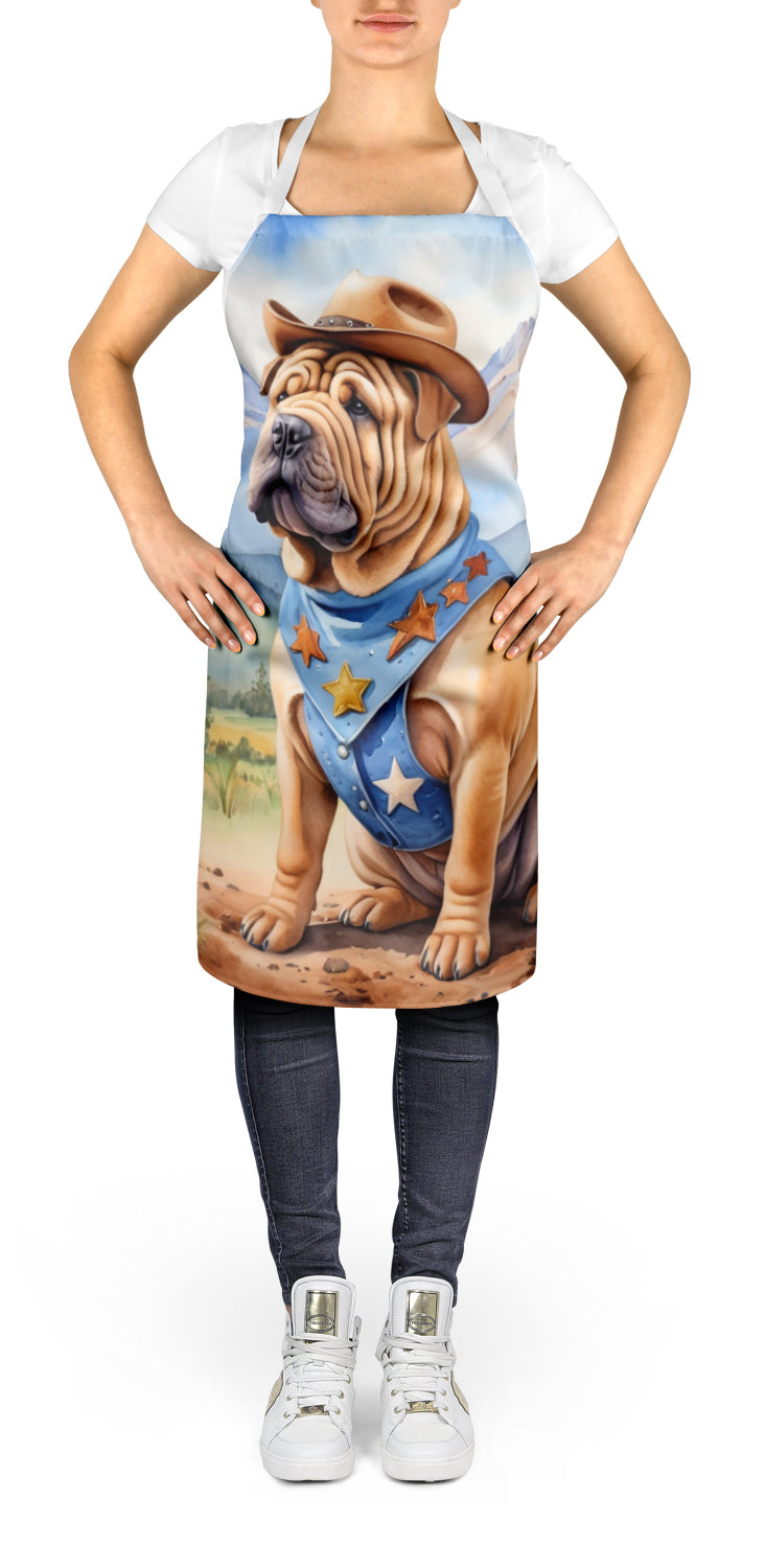 Buy this Shar Pei Cowboy Welcome Apron