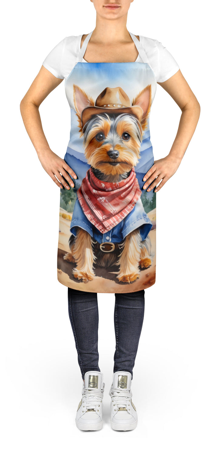 Buy this Silky Terrier Cowboy Welcome Apron
