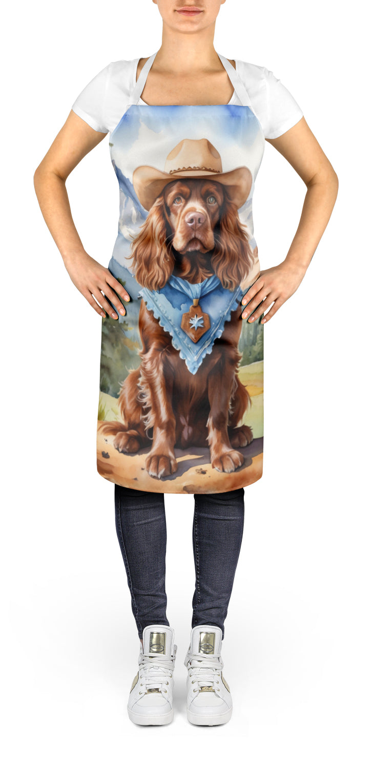 Buy this Sussex Spaniel Cowboy Welcome Apron