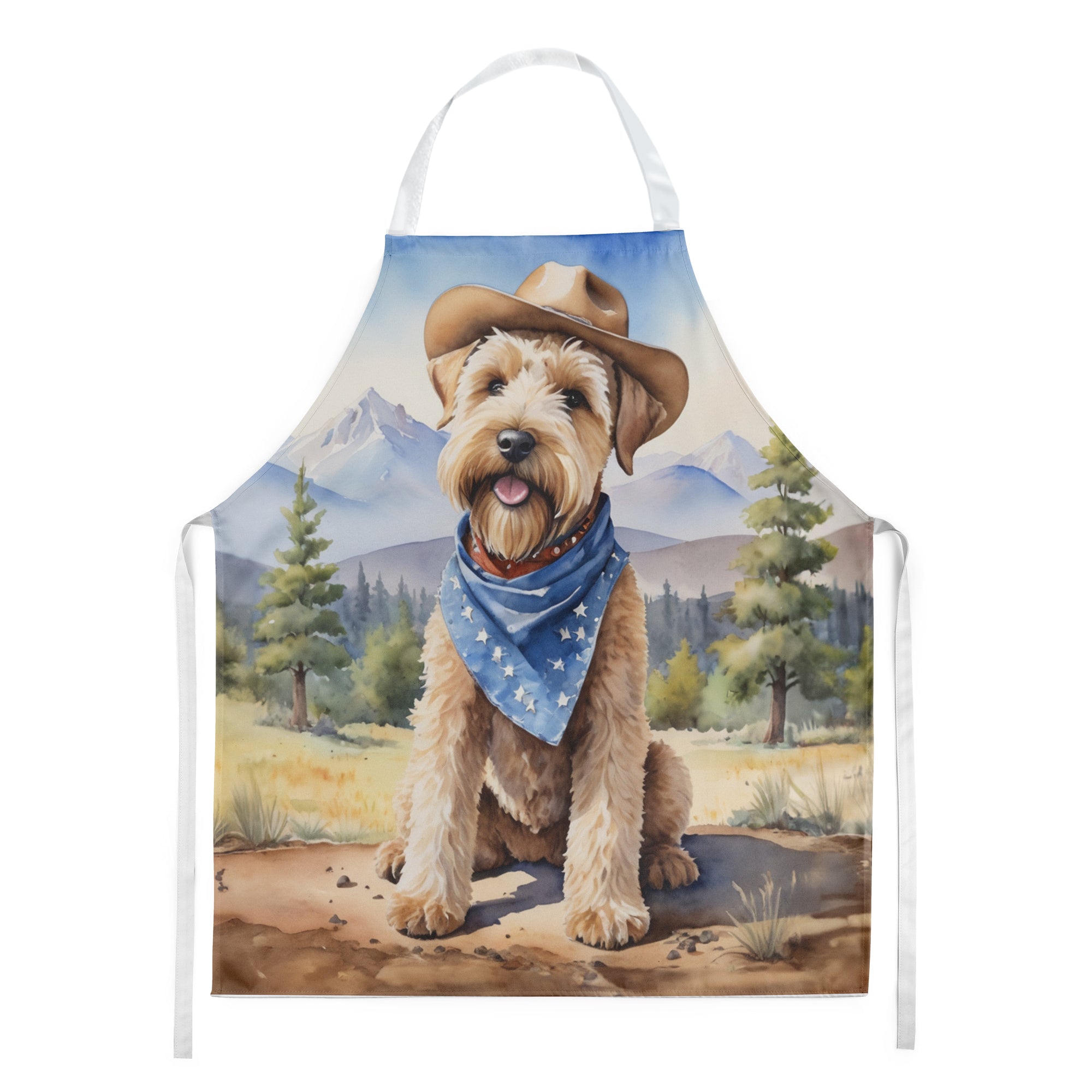 Buy this Wheaten Terrier Cowboy Welcome Apron