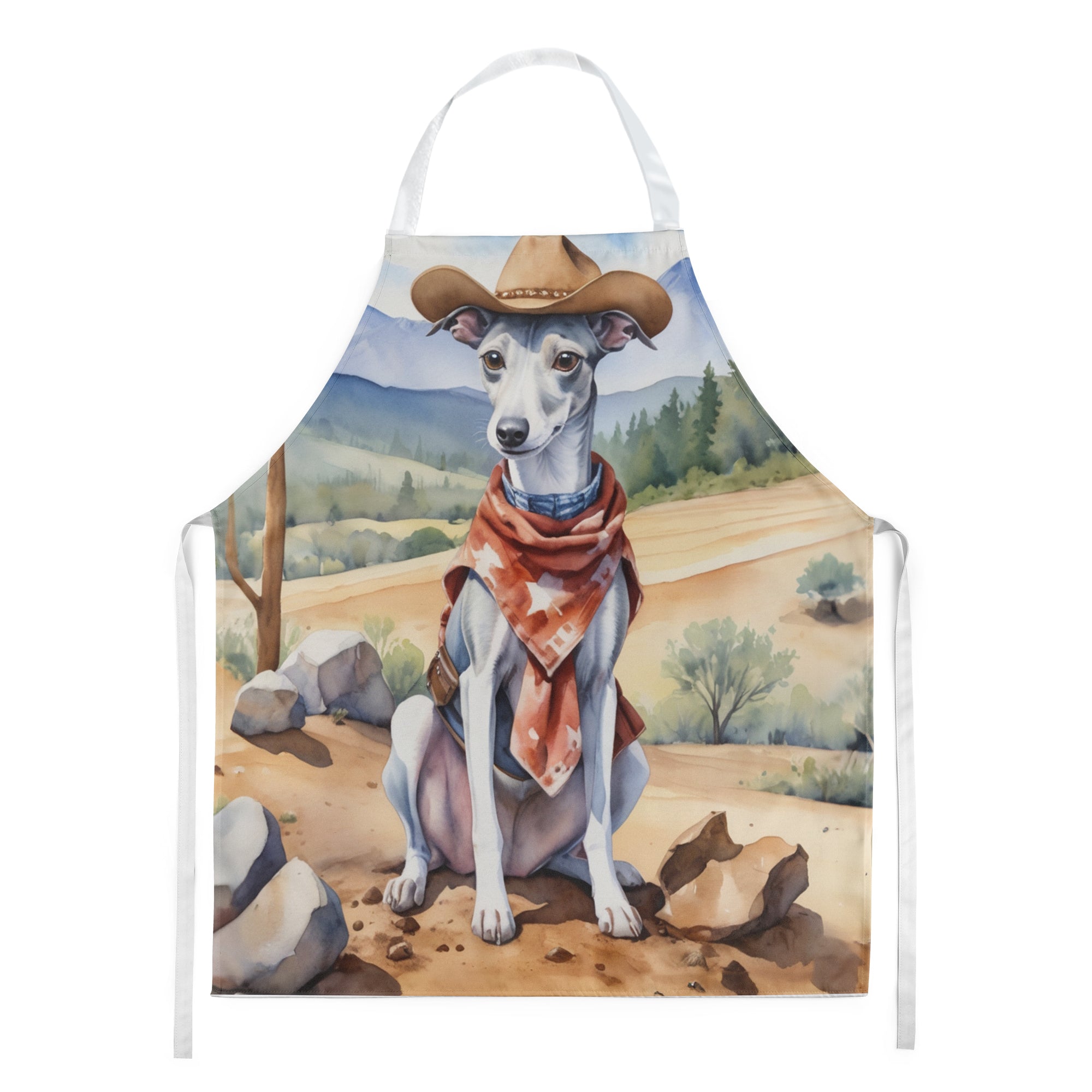 Buy this Whippet Cowboy Welcome Apron