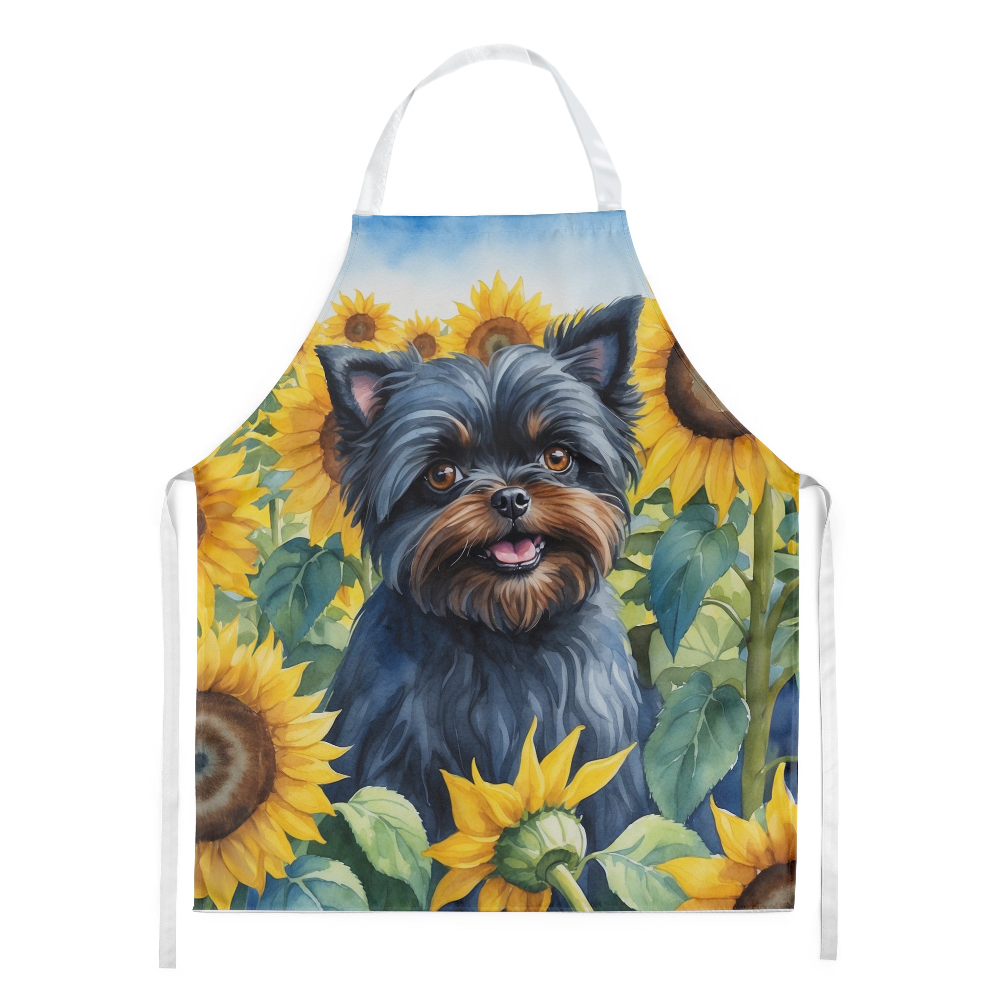 Buy this Affenpinscher in Sunflowers Apron