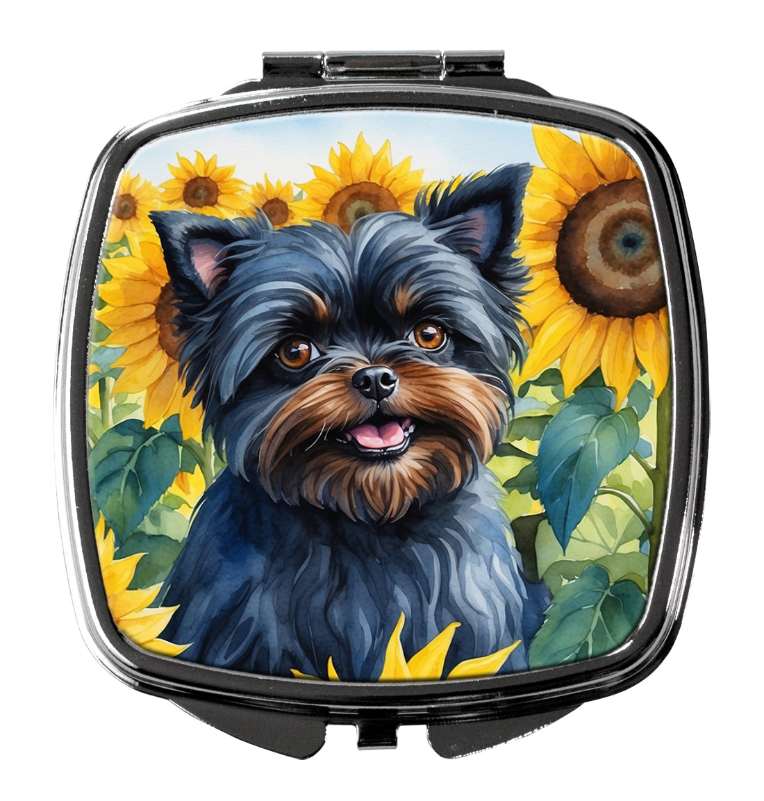 Buy this Affenpinscher in Sunflowers Compact Mirror