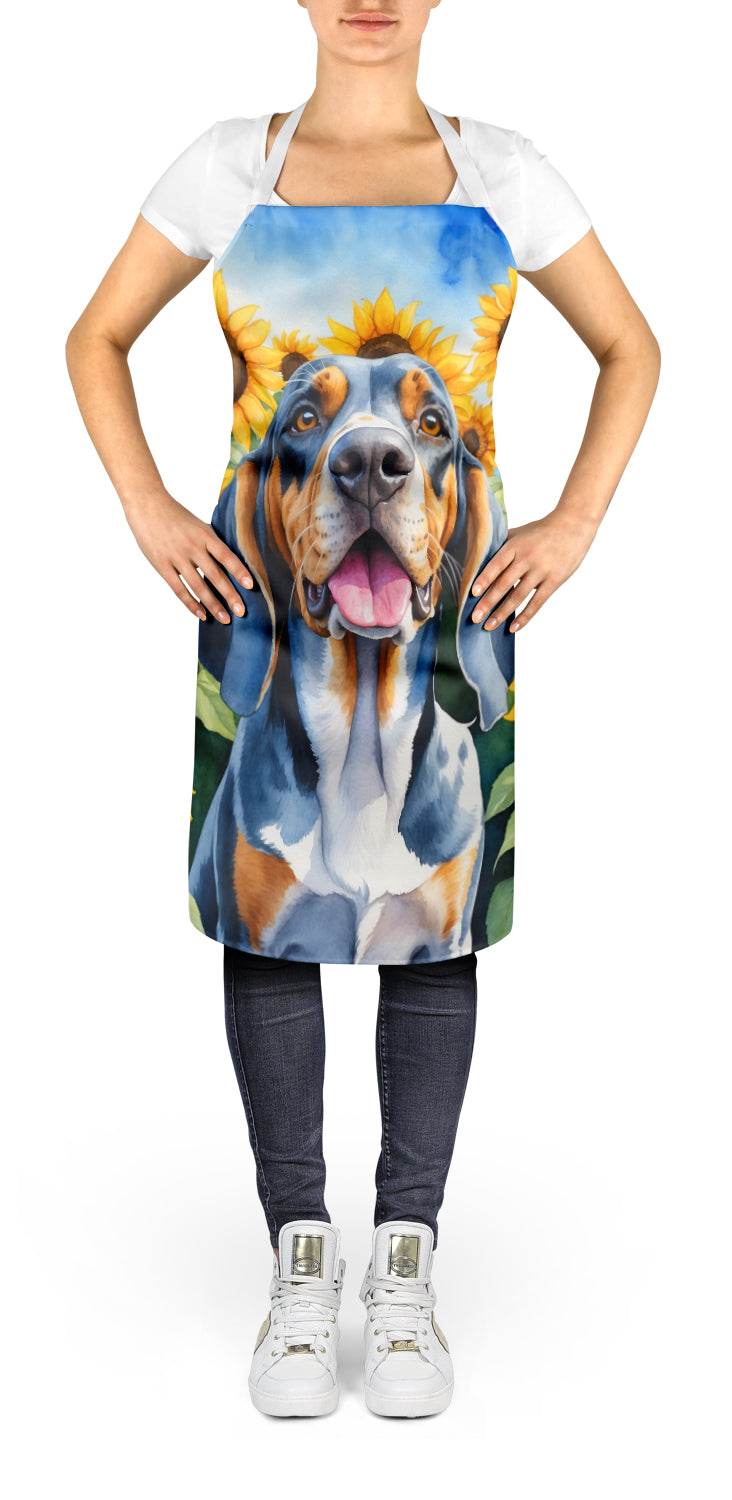 Buy this American English Coonhound in Sunflowers Apron