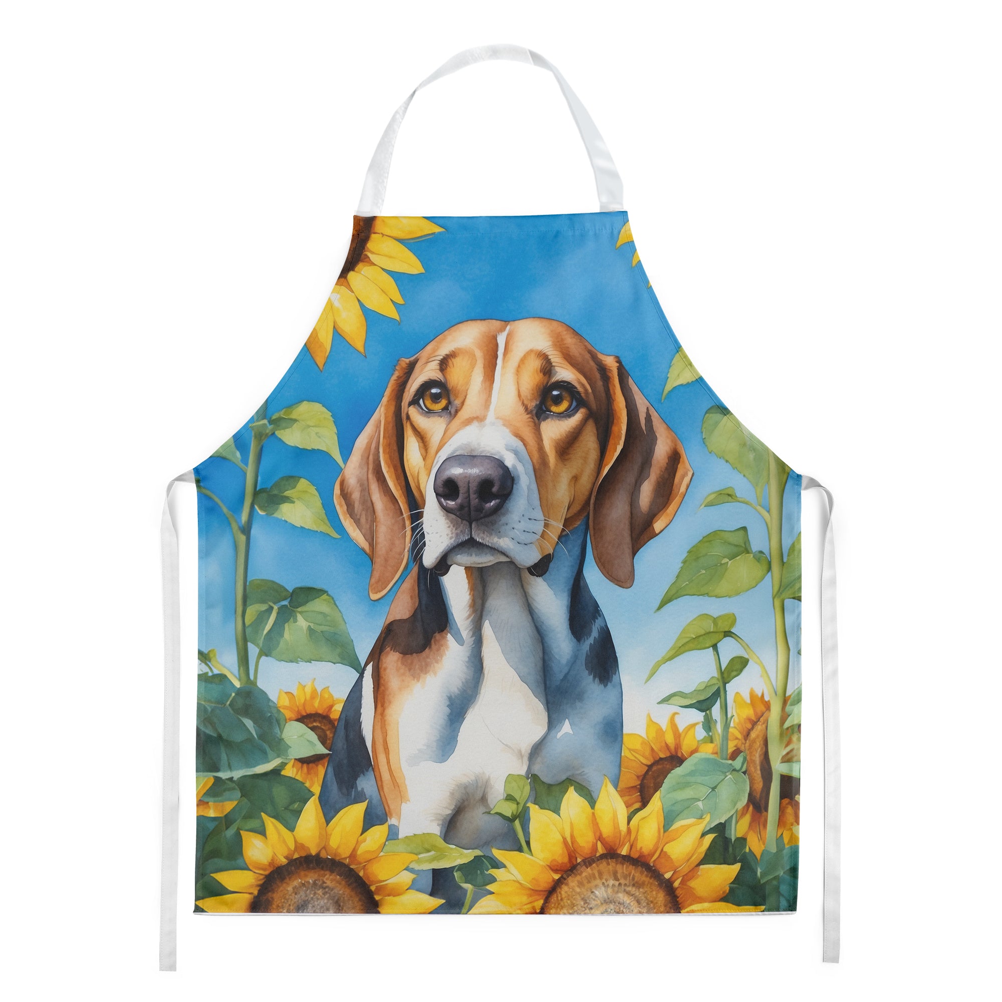 Buy this American Foxhound in Sunflowers Apron
