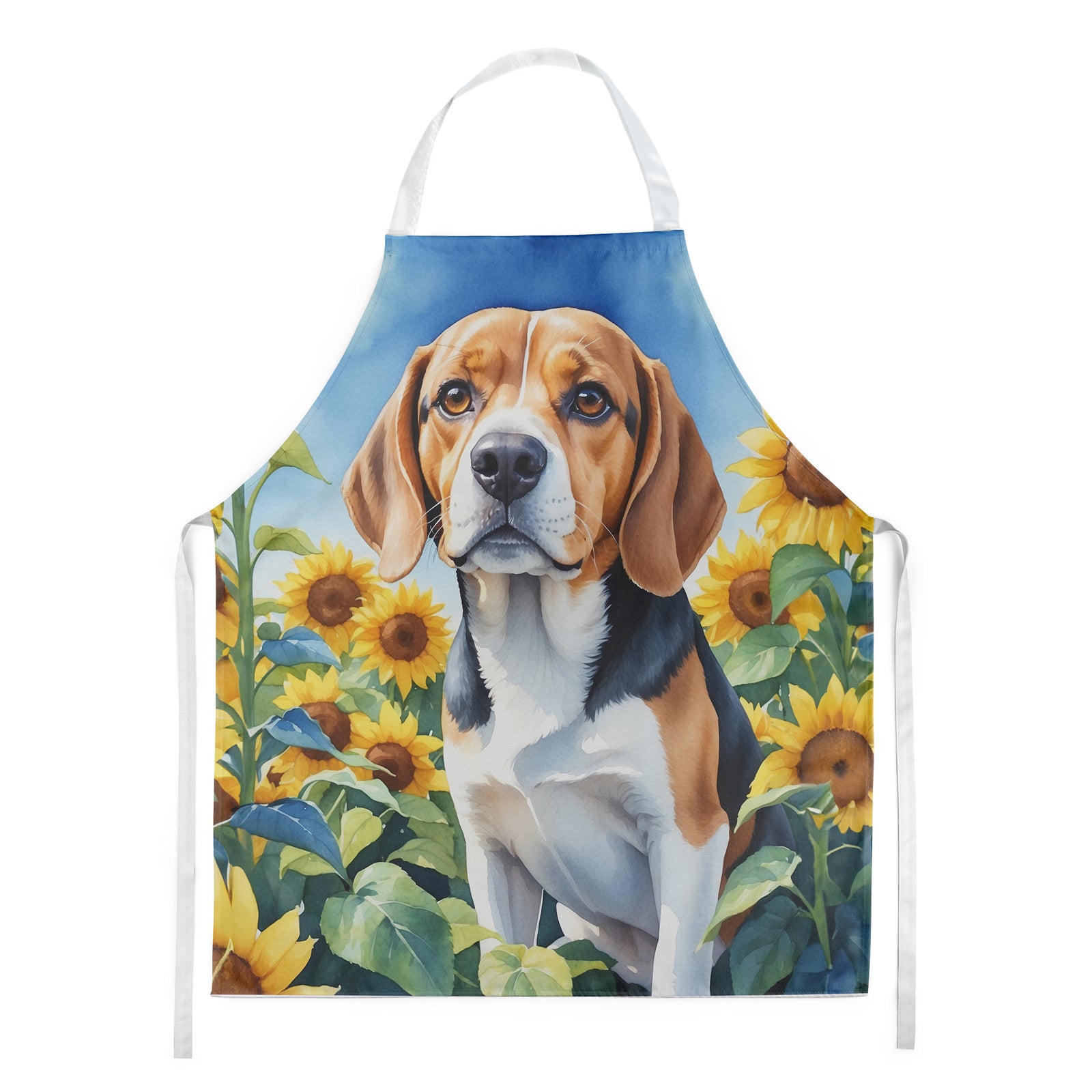 Buy this Beagle in Sunflowers Apron
