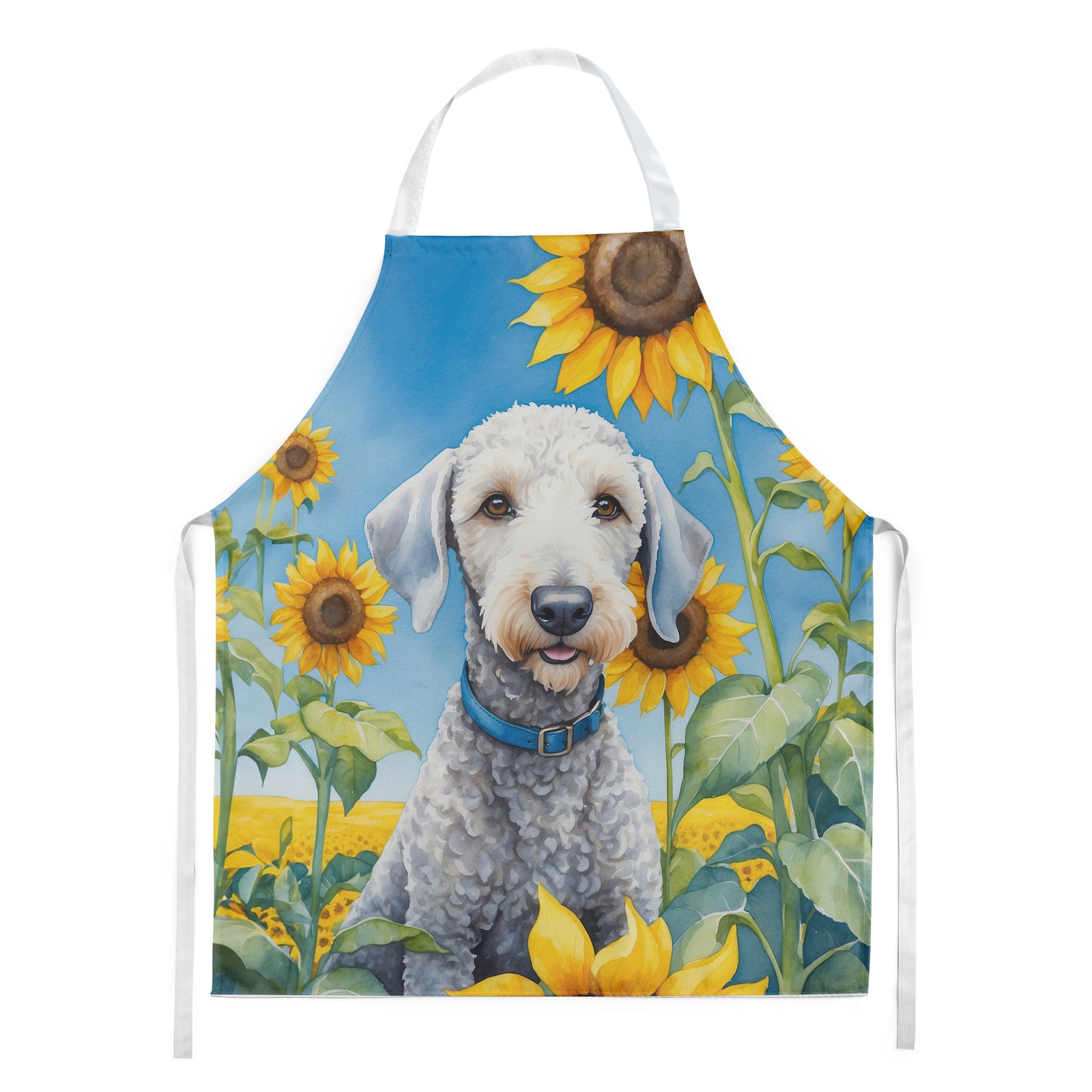 Buy this Bedlington Terrier in Sunflowers Apron