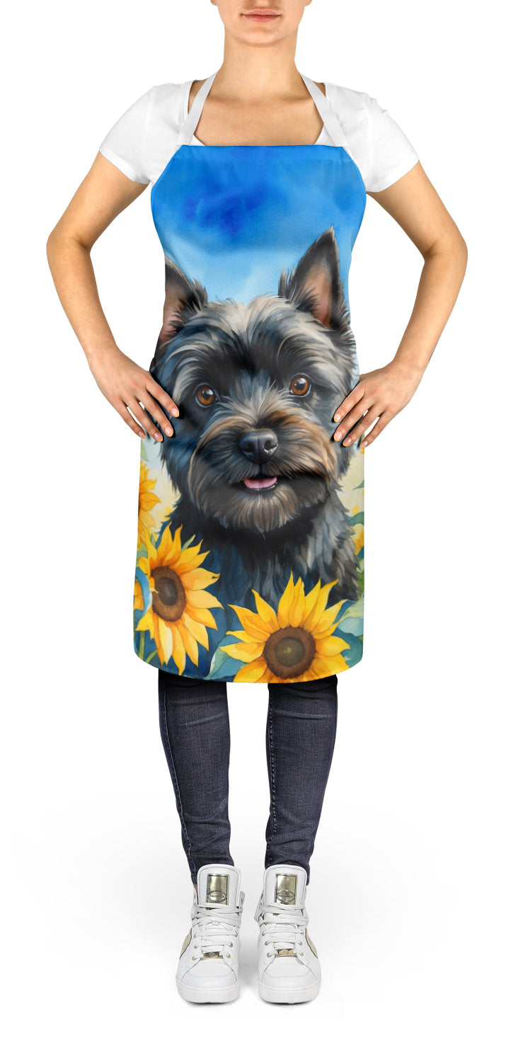 Buy this Cairn Terrier in Sunflowers Apron