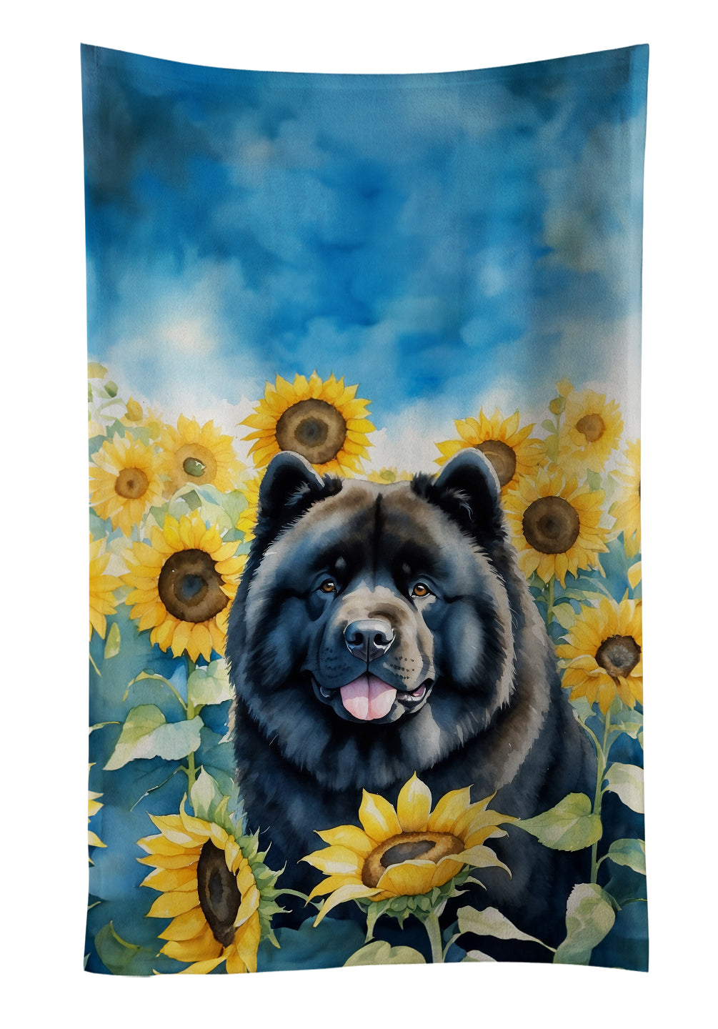 Buy this Chow Chow in Sunflowers Kitchen Towel