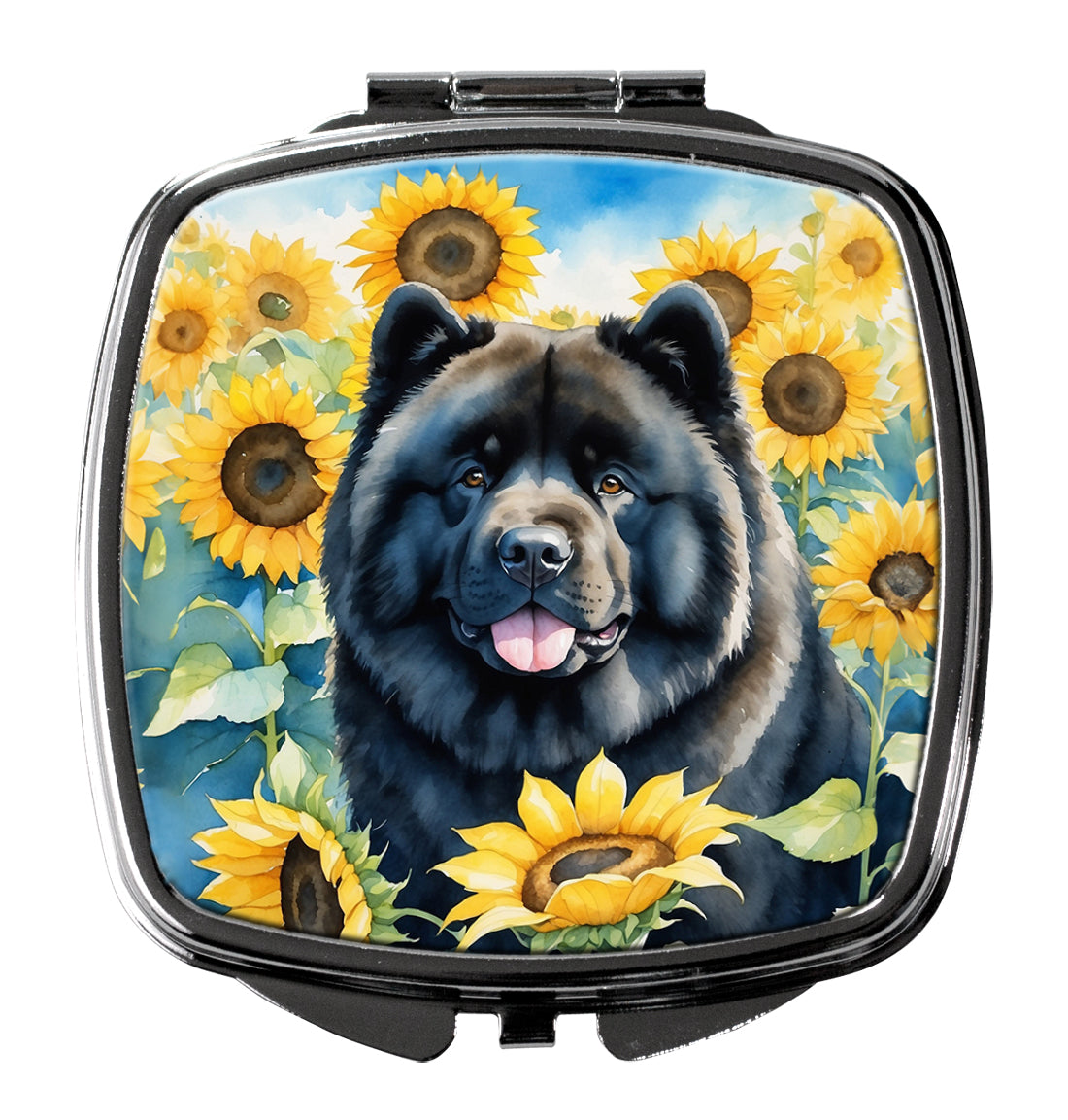 Buy this Chow Chow in Sunflowers Compact Mirror