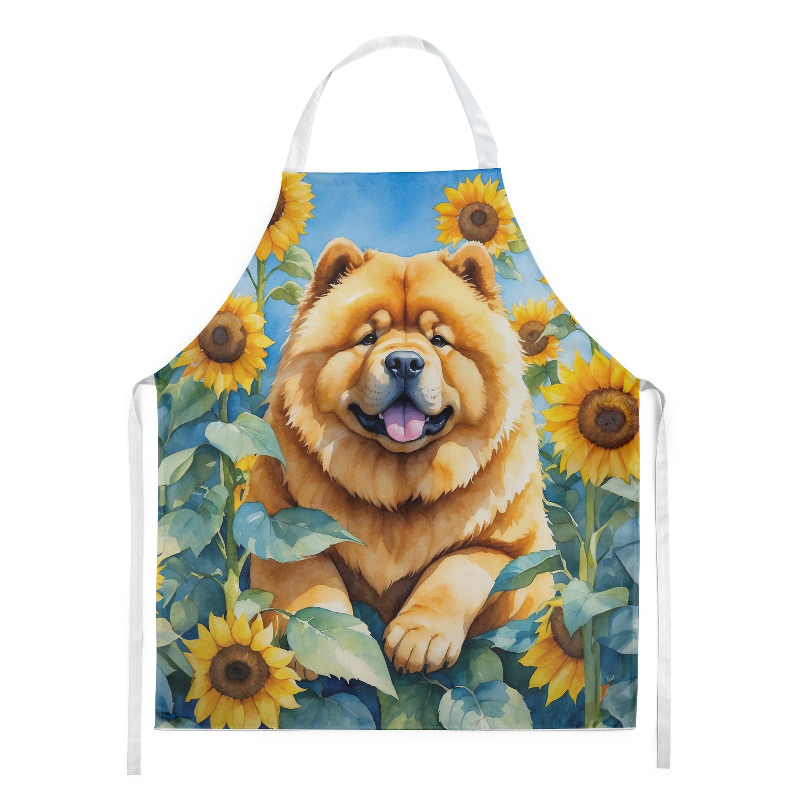 Buy this Chow Chow in Sunflowers Apron