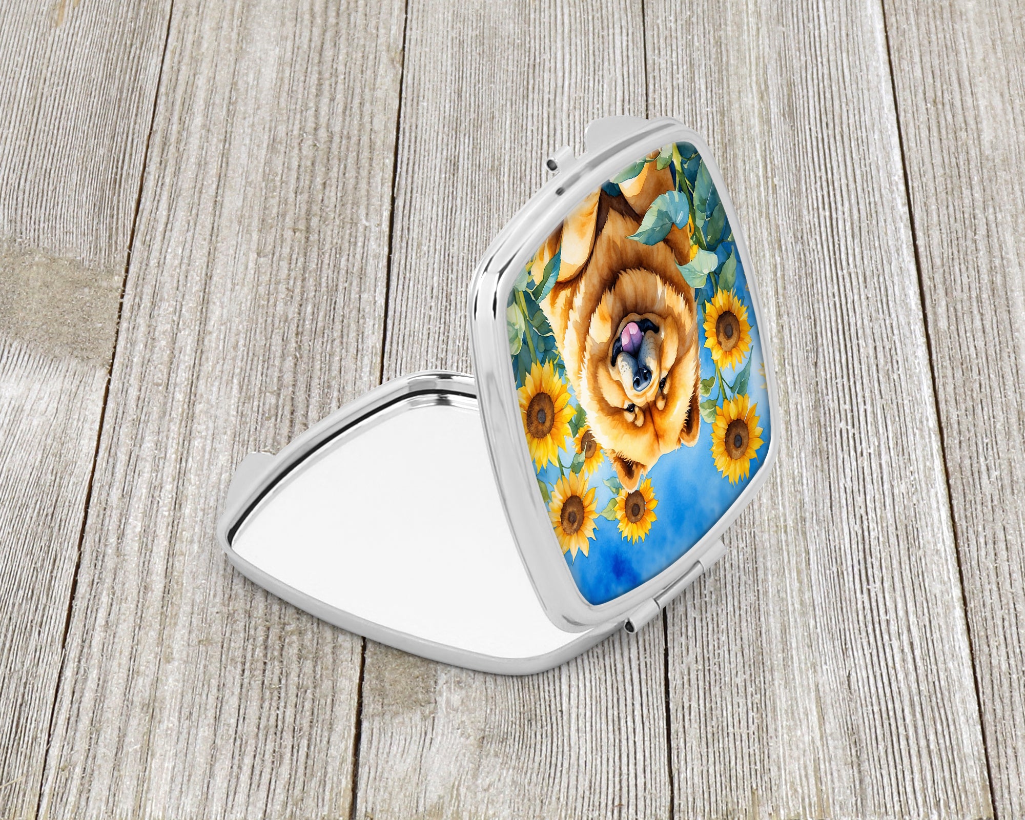 Chow Chow in Sunflowers Compact Mirror