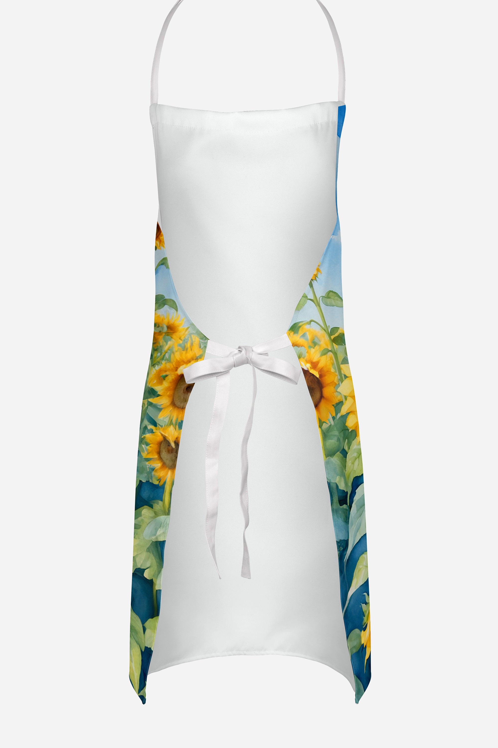 Clumber Spaniel in Sunflowers Apron