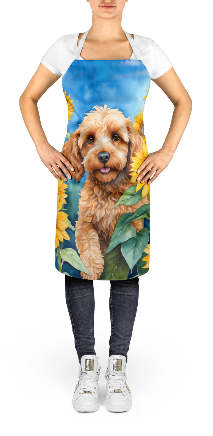 Buy this Cockapoo in Sunflowers Apron