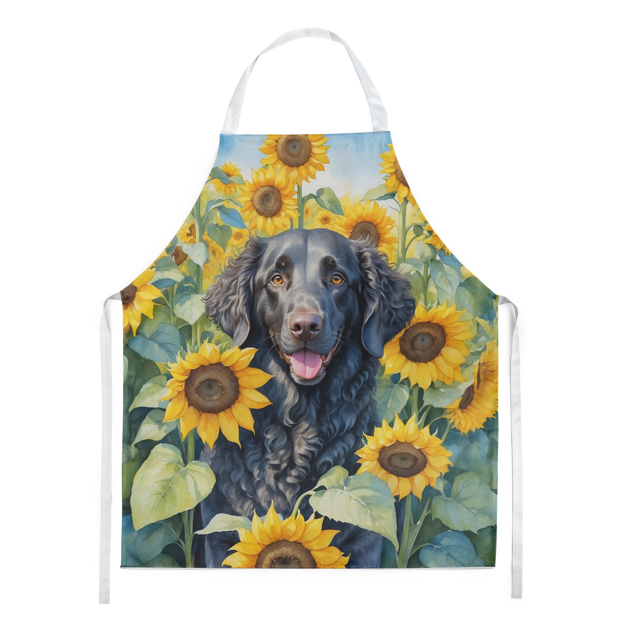 Buy this Curly-Coated Retriever in Sunflowers Apron