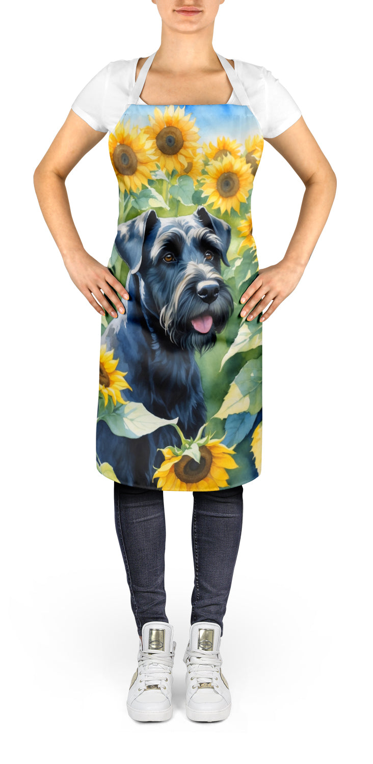 Buy this Giant Schnauzer in Sunflowers Apron