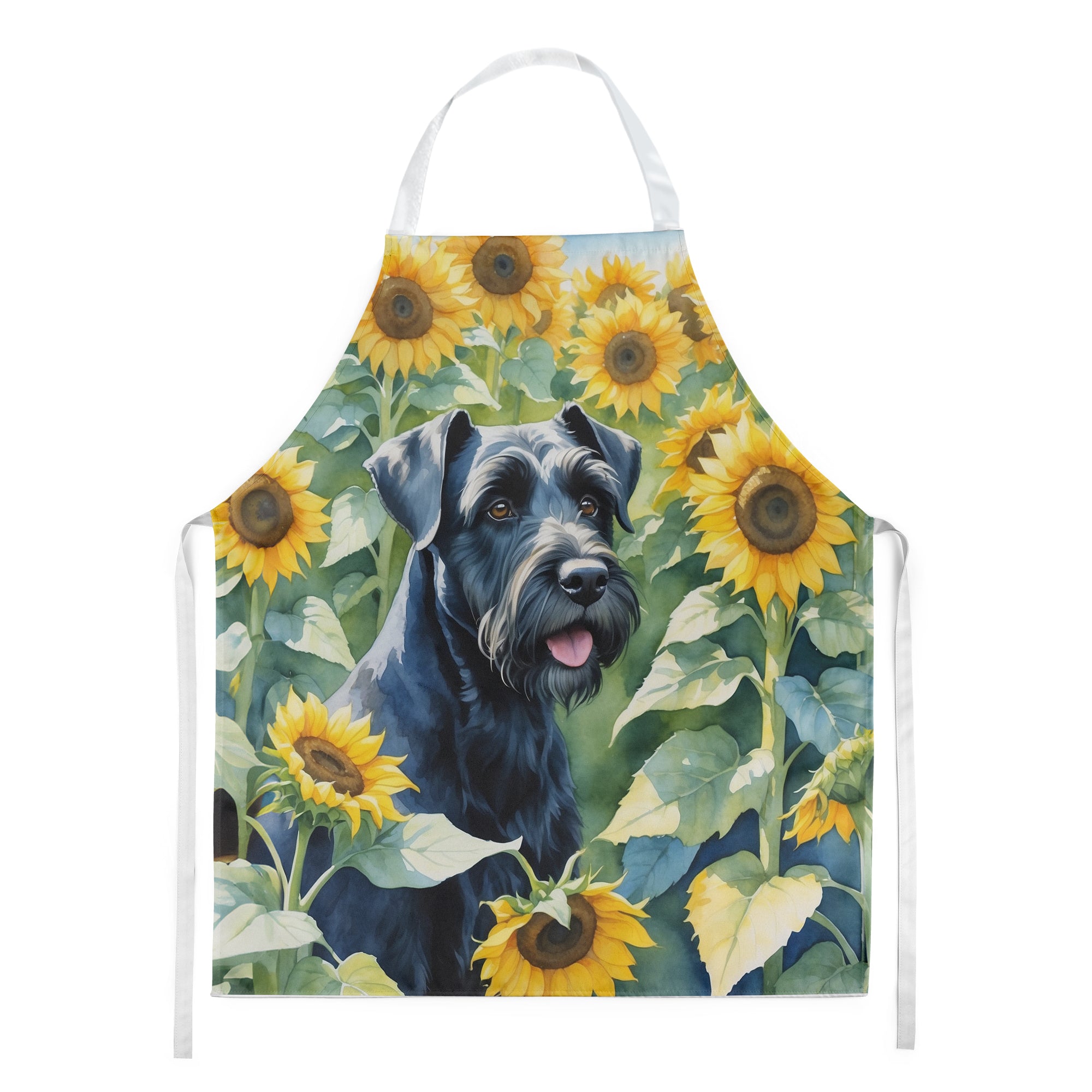 Buy this Giant Schnauzer in Sunflowers Apron