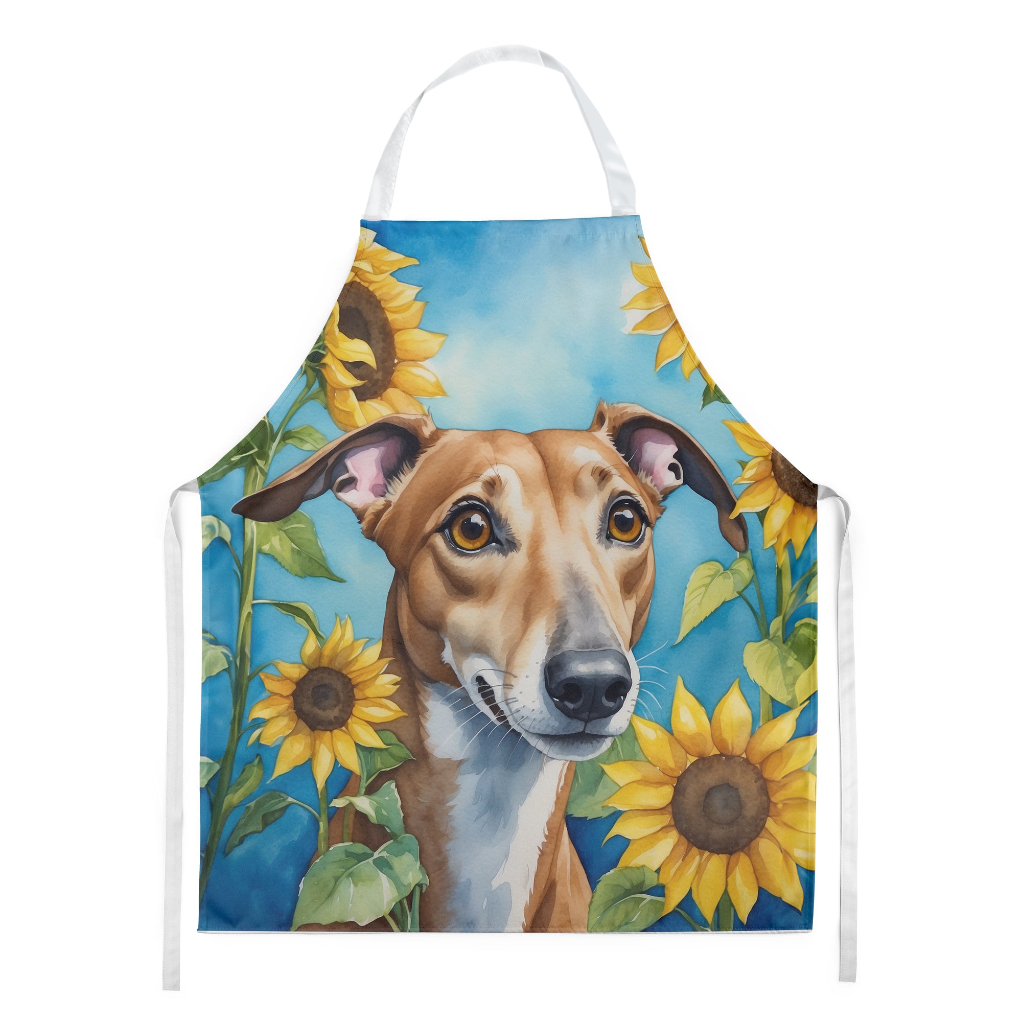 Buy this Greyhound in Sunflowers Apron