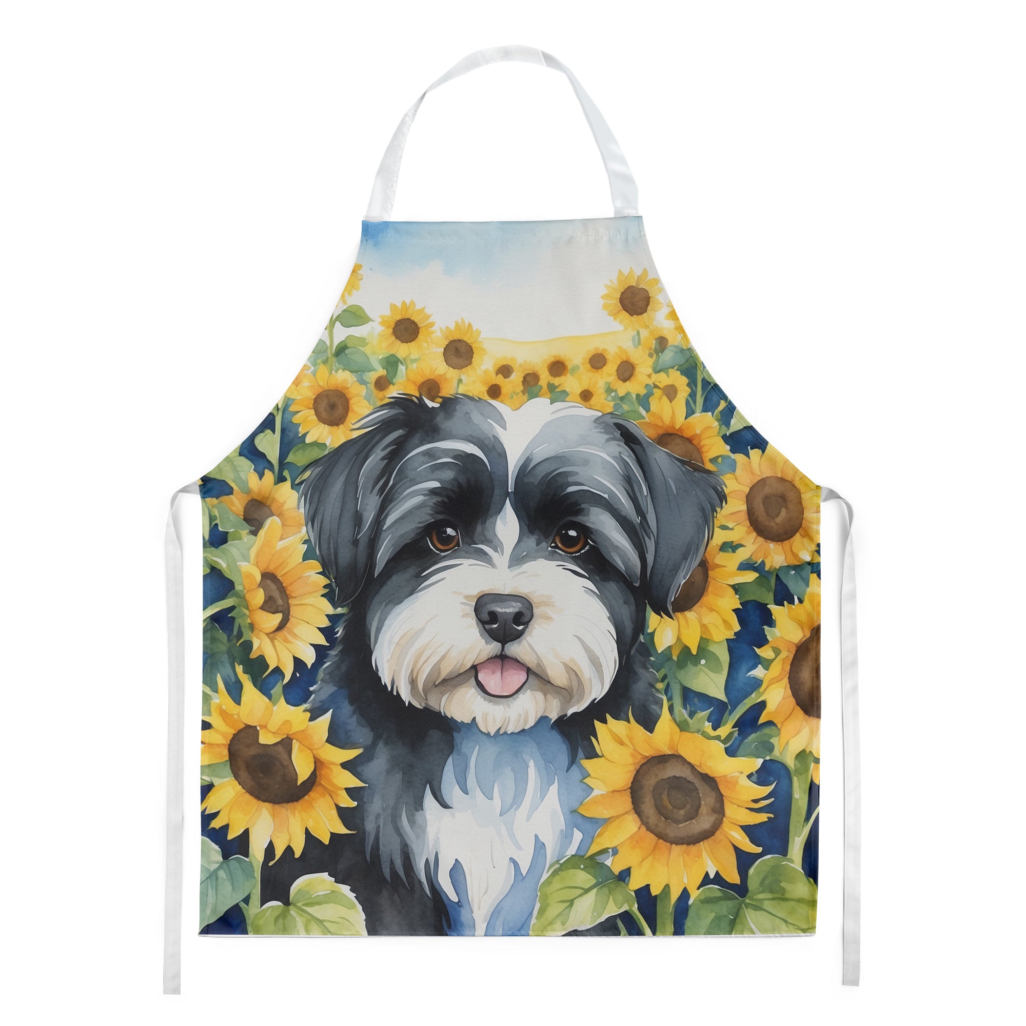 Buy this Havanese in Sunflowers Apron