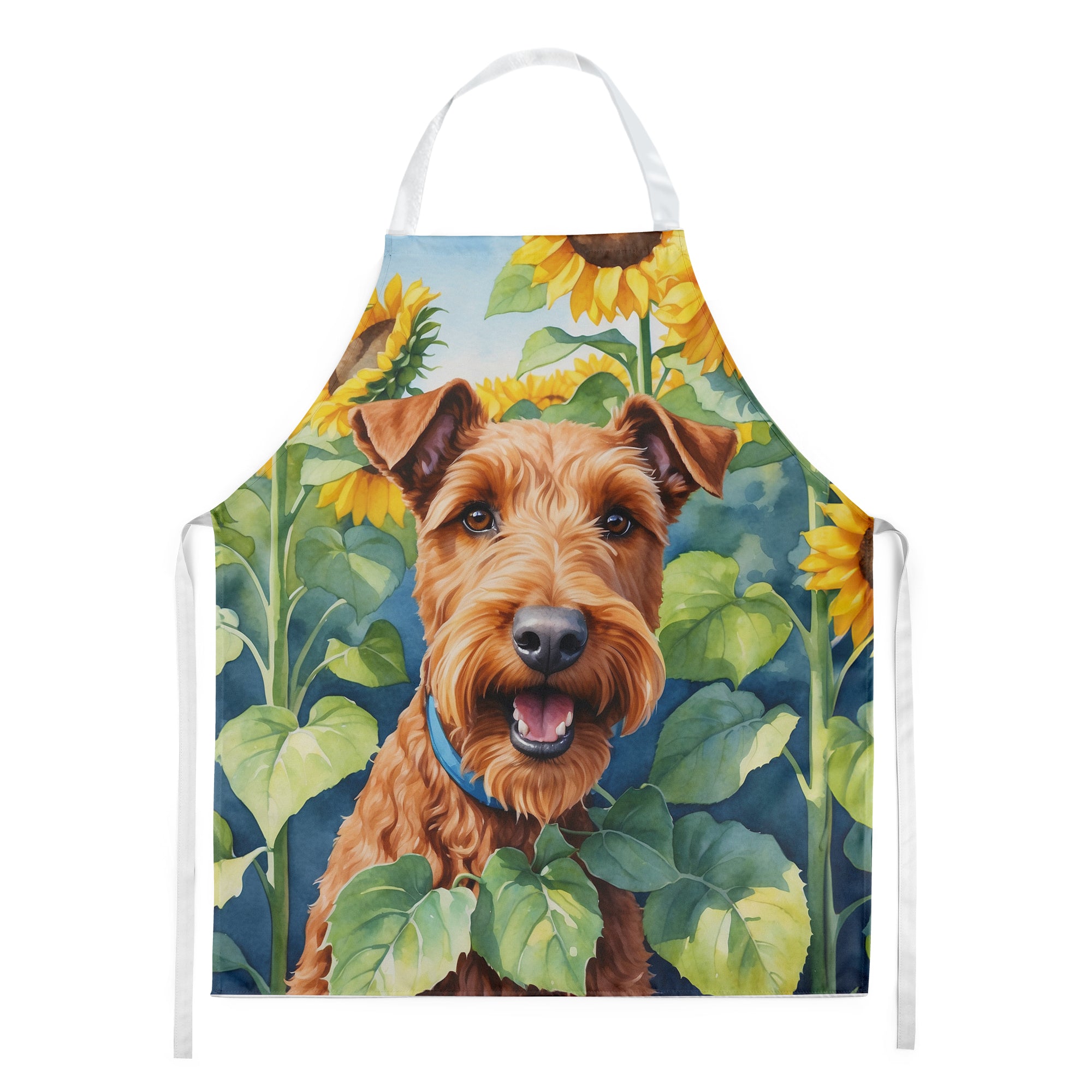 Buy this Irish Terrier in Sunflowers Apron