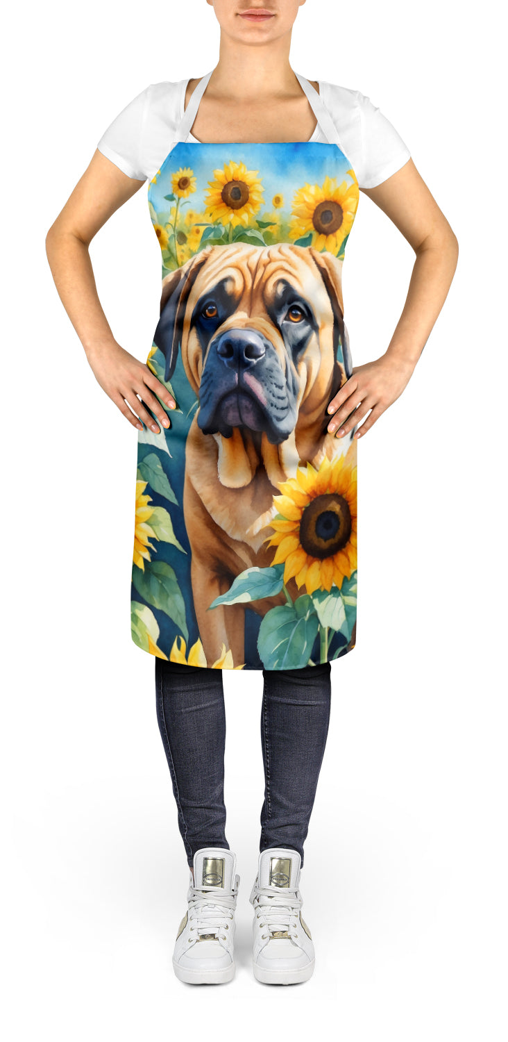 Buy this Mastiff in Sunflowers Apron