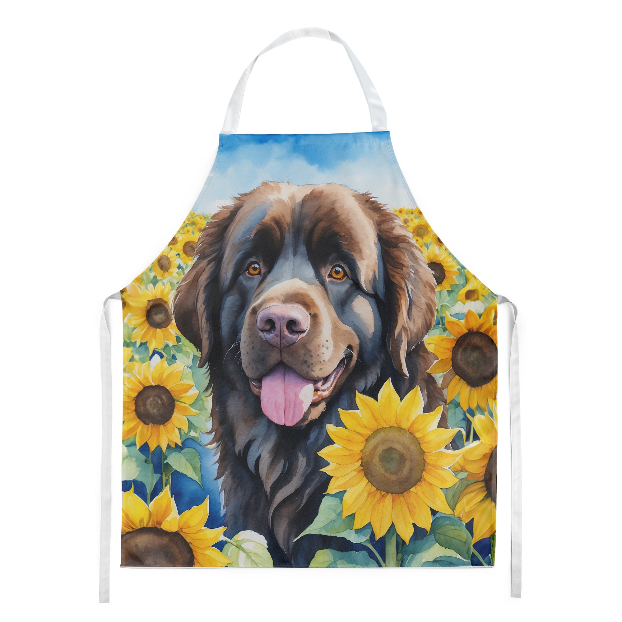Buy this Newfoundland in Sunflowers Apron