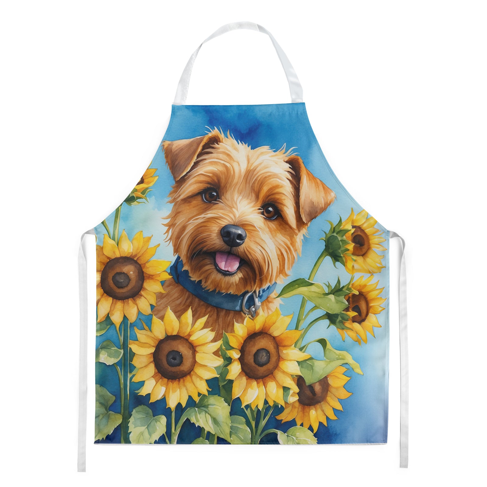 Buy this Norfolk Terrier in Sunflowers Apron