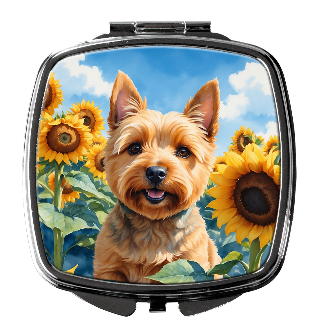 Buy this Norwich Terrier in Sunflowers Compact Mirror
