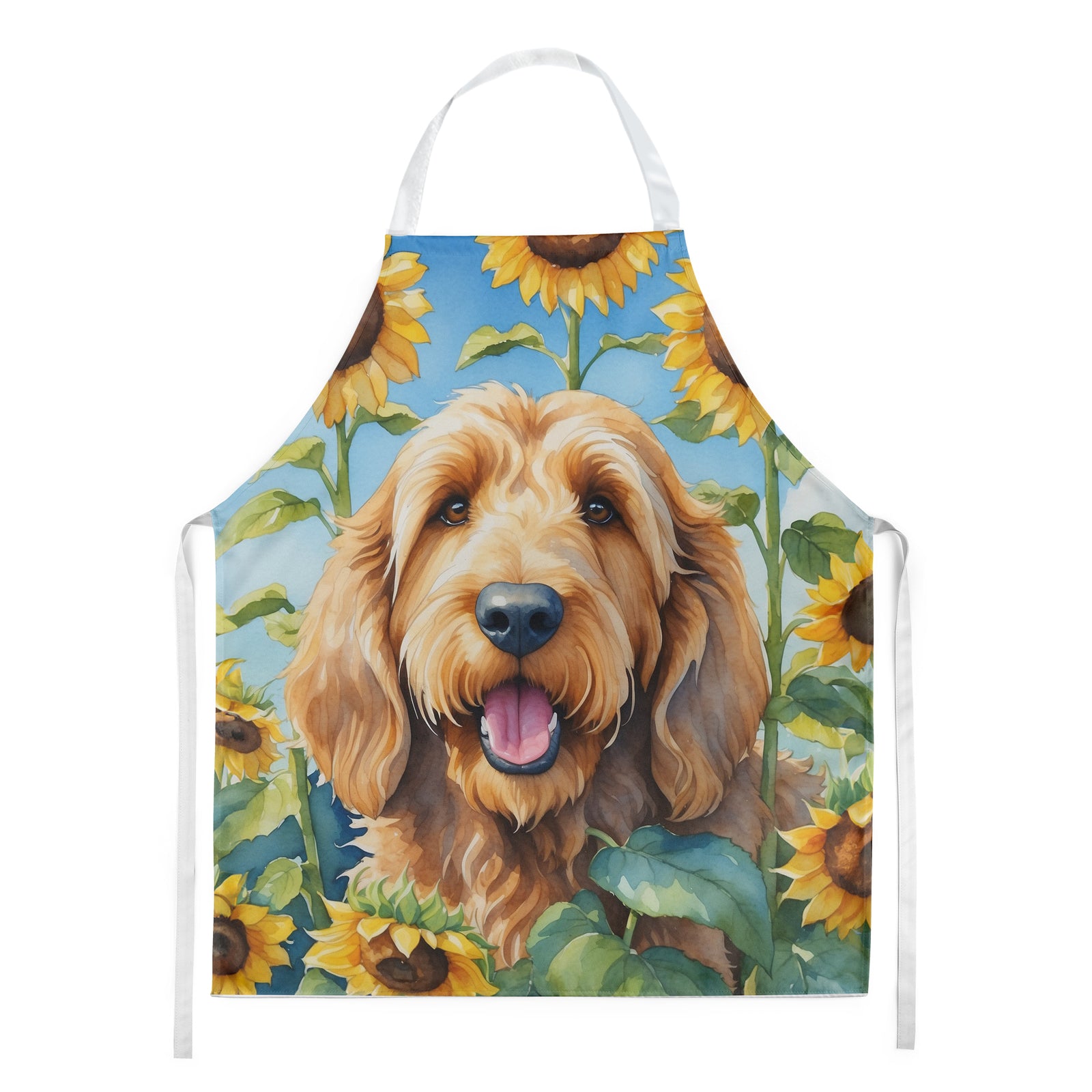Buy this Otterhound in Sunflowers Apron