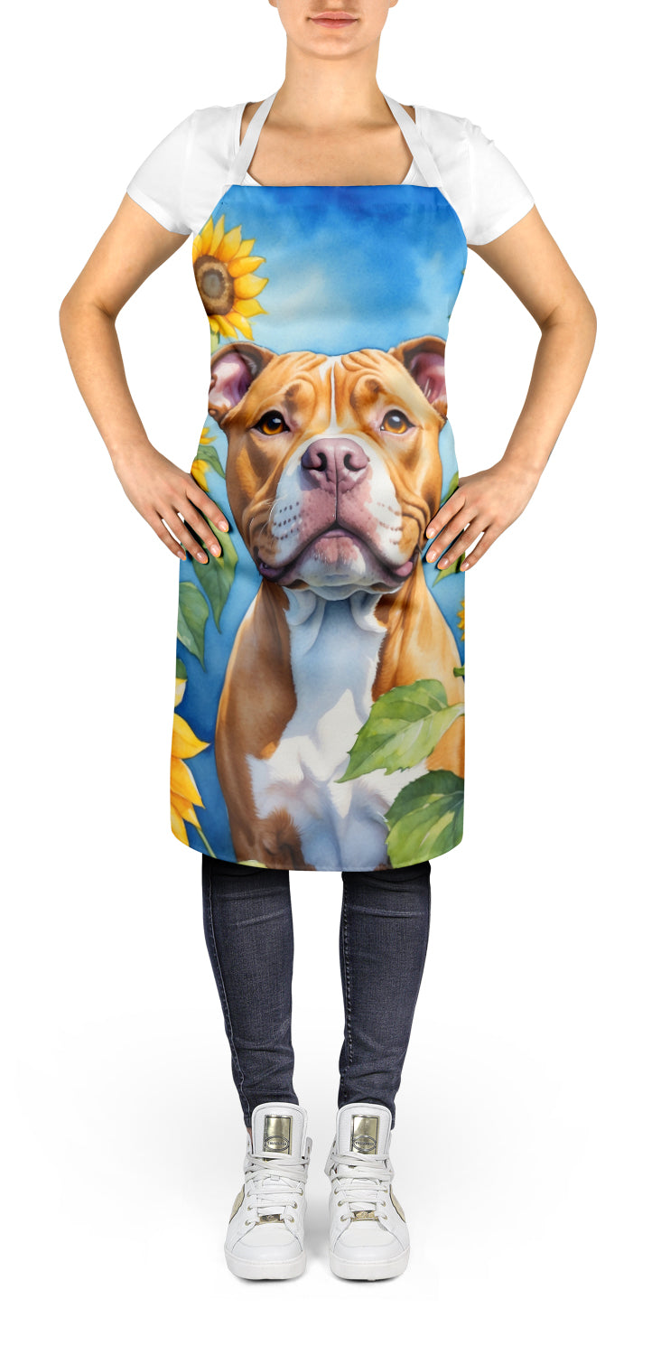 Buy this Pit Bull Terrier in Sunflowers Apron