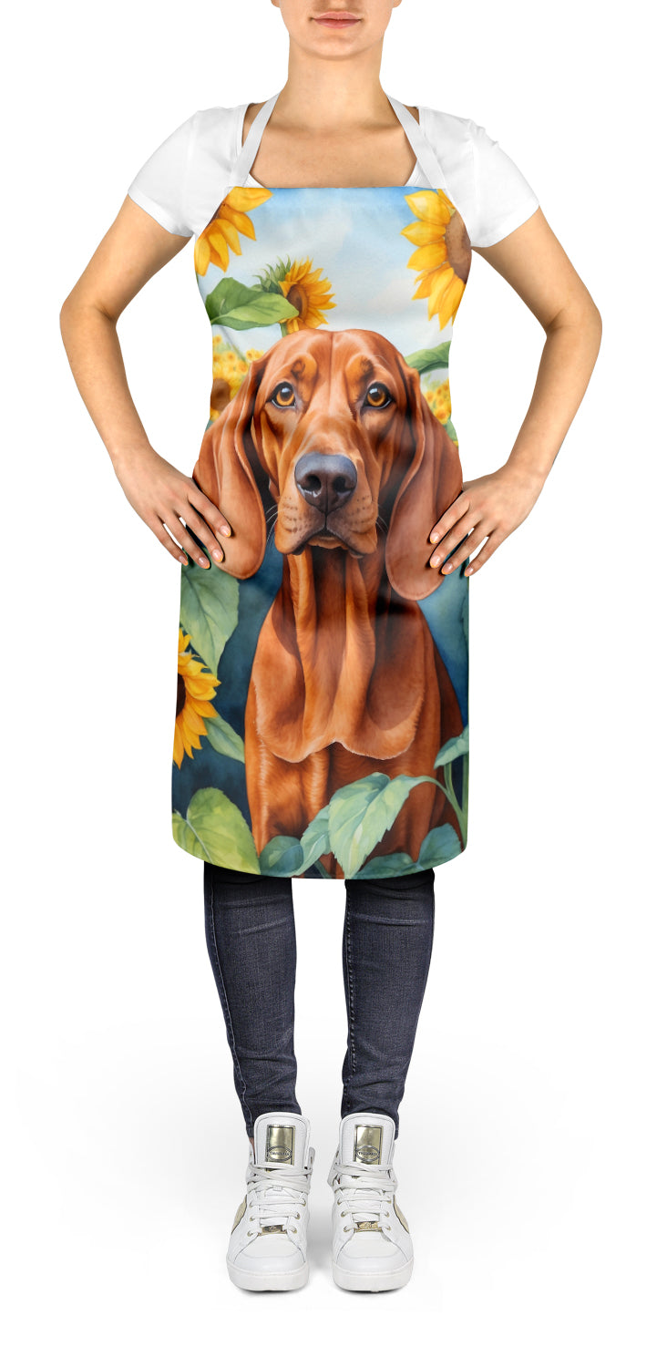 Buy this Redbone Coonhound in Sunflowers Apron