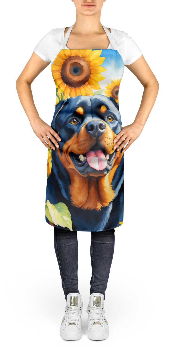 Buy this Rottweiler in Sunflowers Apron