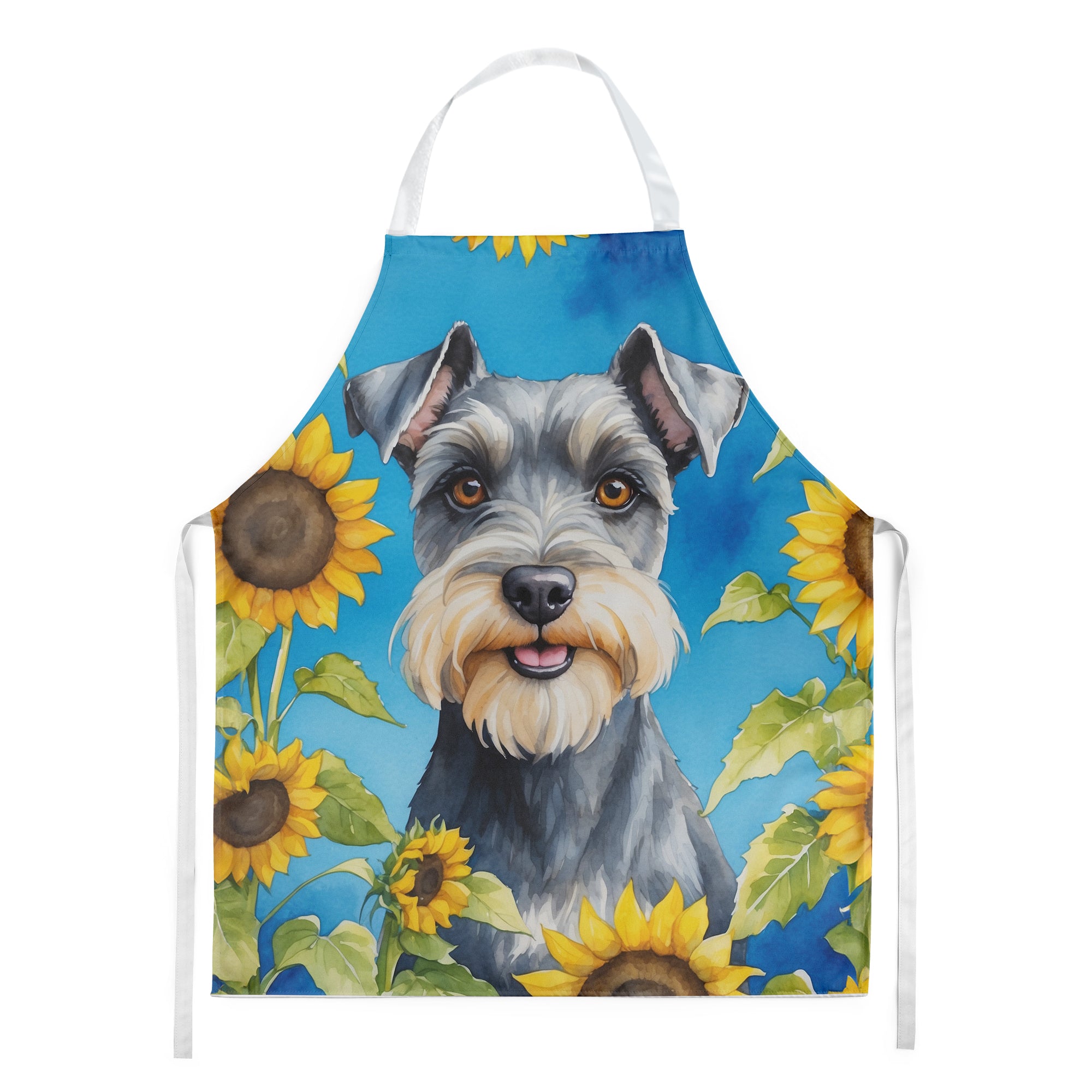 Buy this Schnauzer in Sunflowers Apron