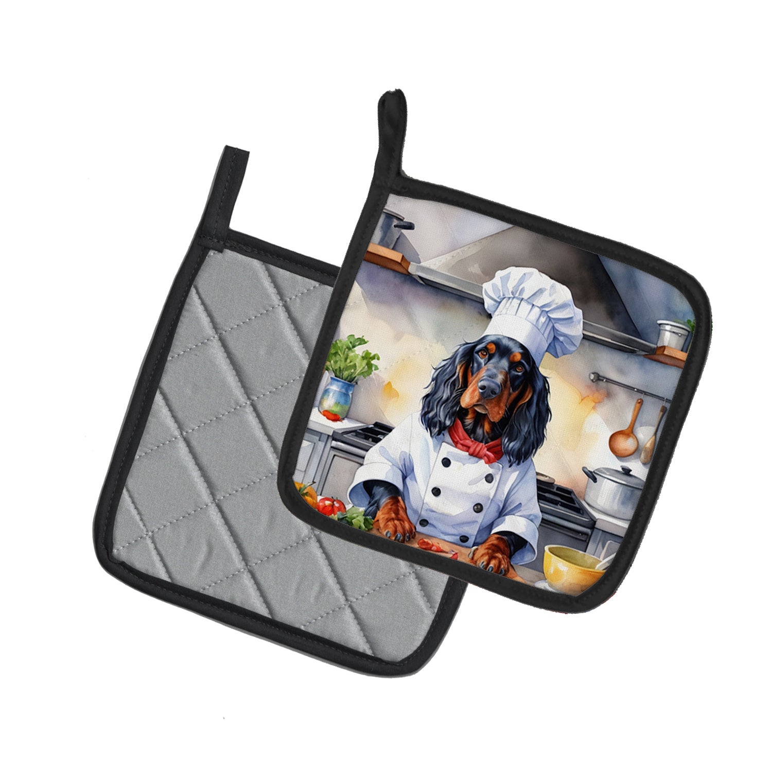 Buy this Gordon Setter The Chef Pair of Pot Holders