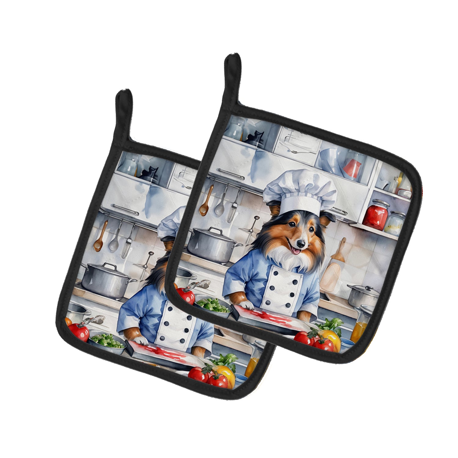 Buy this Sheltie The Chef Pair of Pot Holders