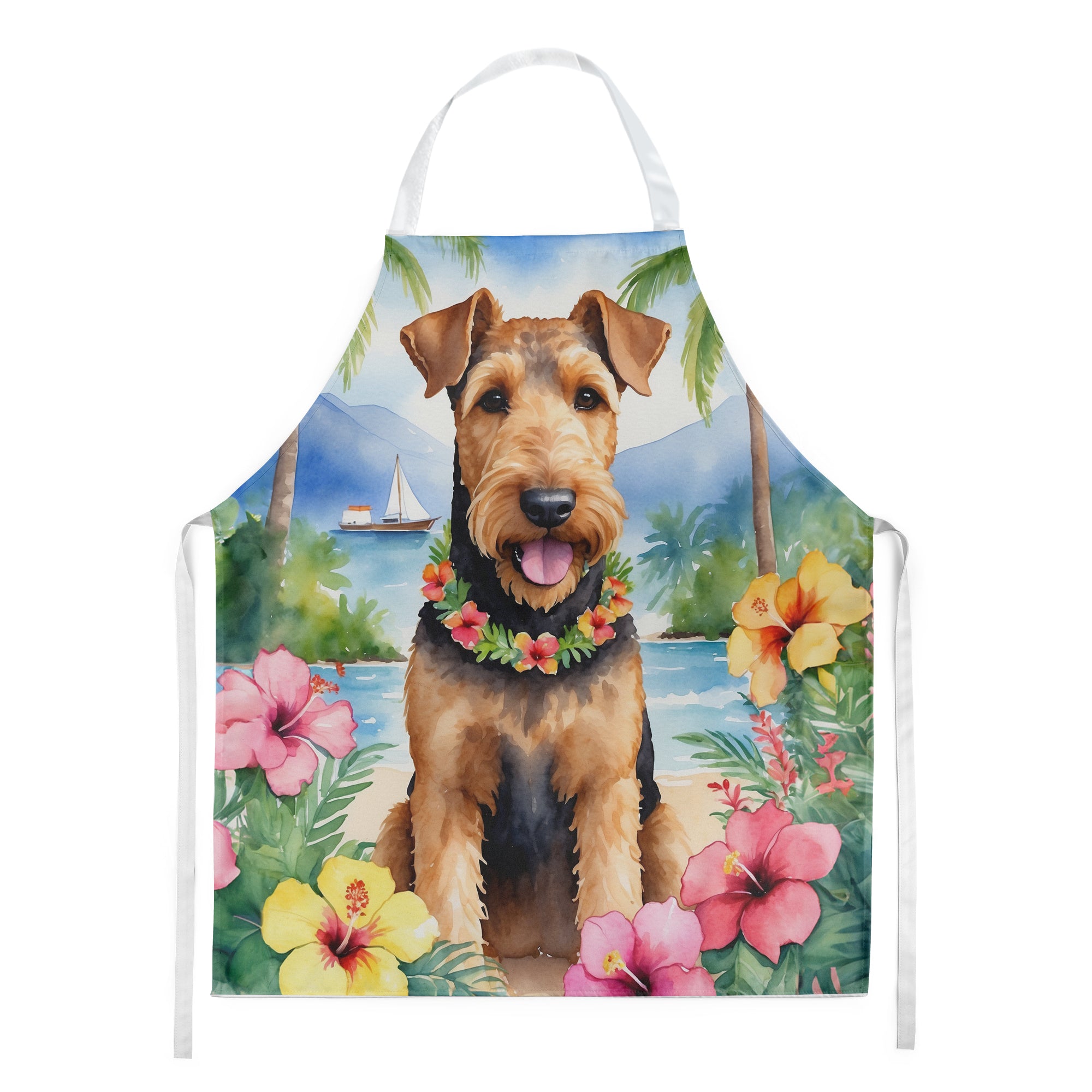 Buy this Airedale Terrier Luau Apron