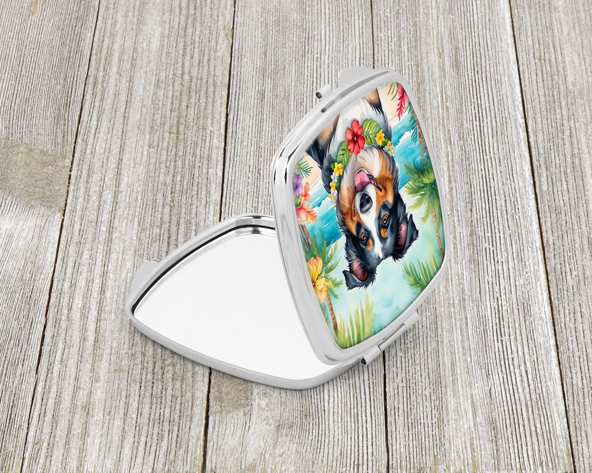 Buy this Australian Shepherd Luau Compact Mirror