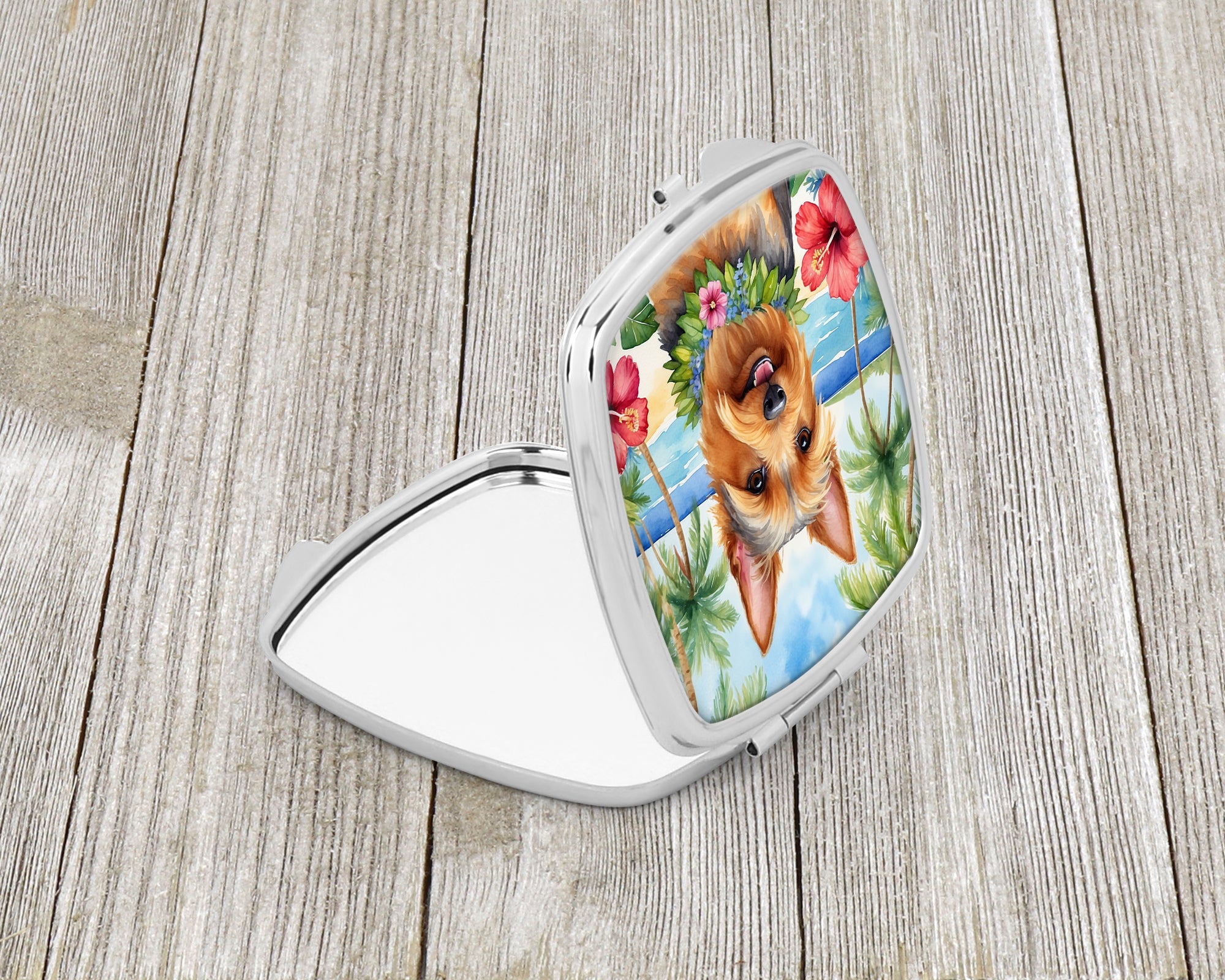 Buy this Australian Terrier Luau Compact Mirror