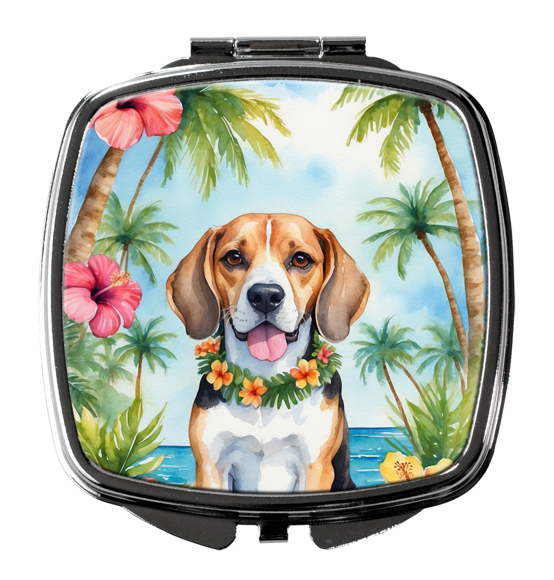 Buy this Beagle Luau Compact Mirror