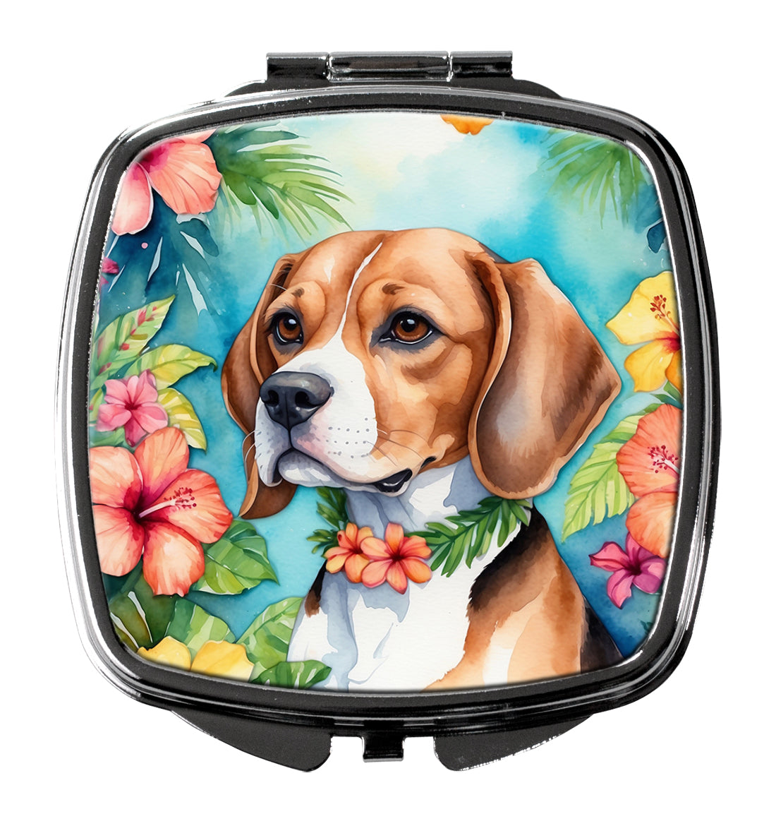 Buy this Beagle Luau Compact Mirror