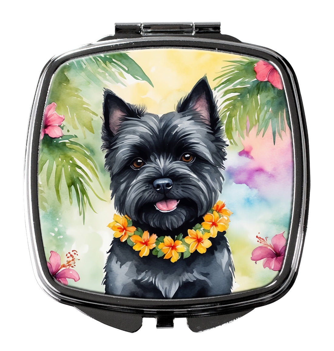 Buy this Cairn Terrier Luau Compact Mirror