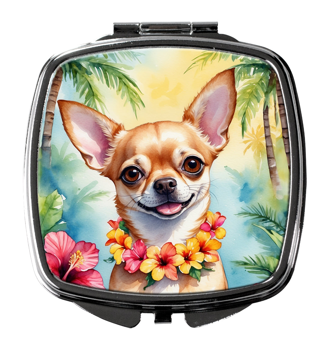 Buy this Chihuahua Luau Compact Mirror