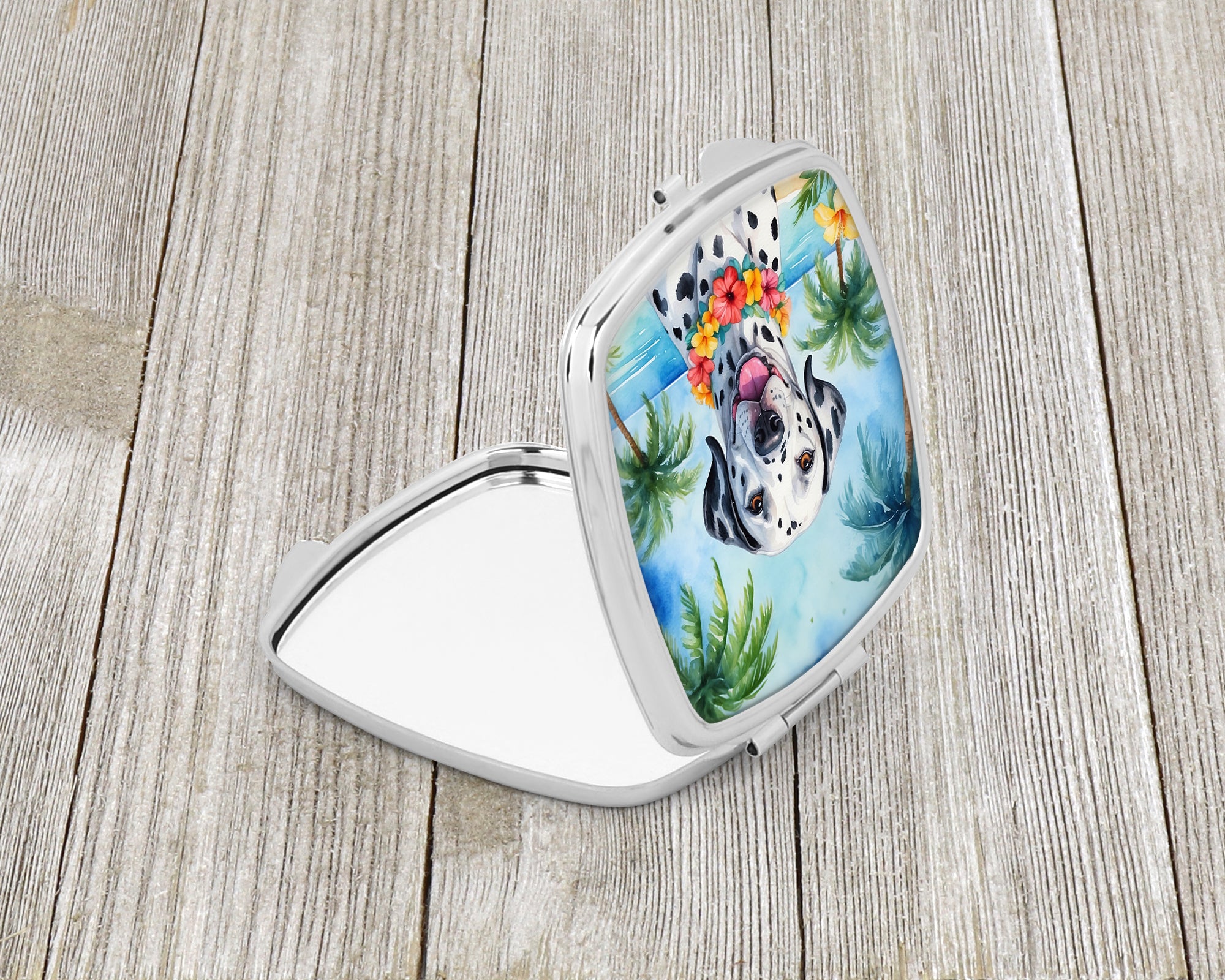 Buy this Dalmatian Luau Compact Mirror