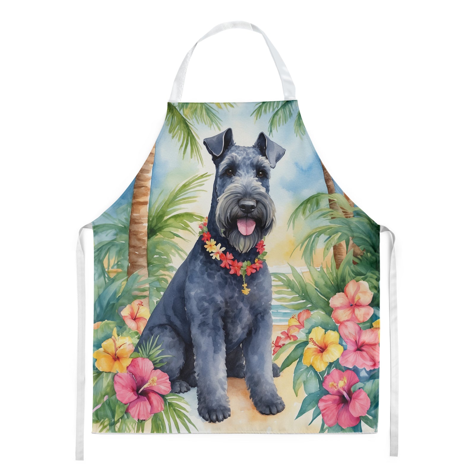 Buy this Kerry Blue Terrier Luau Apron