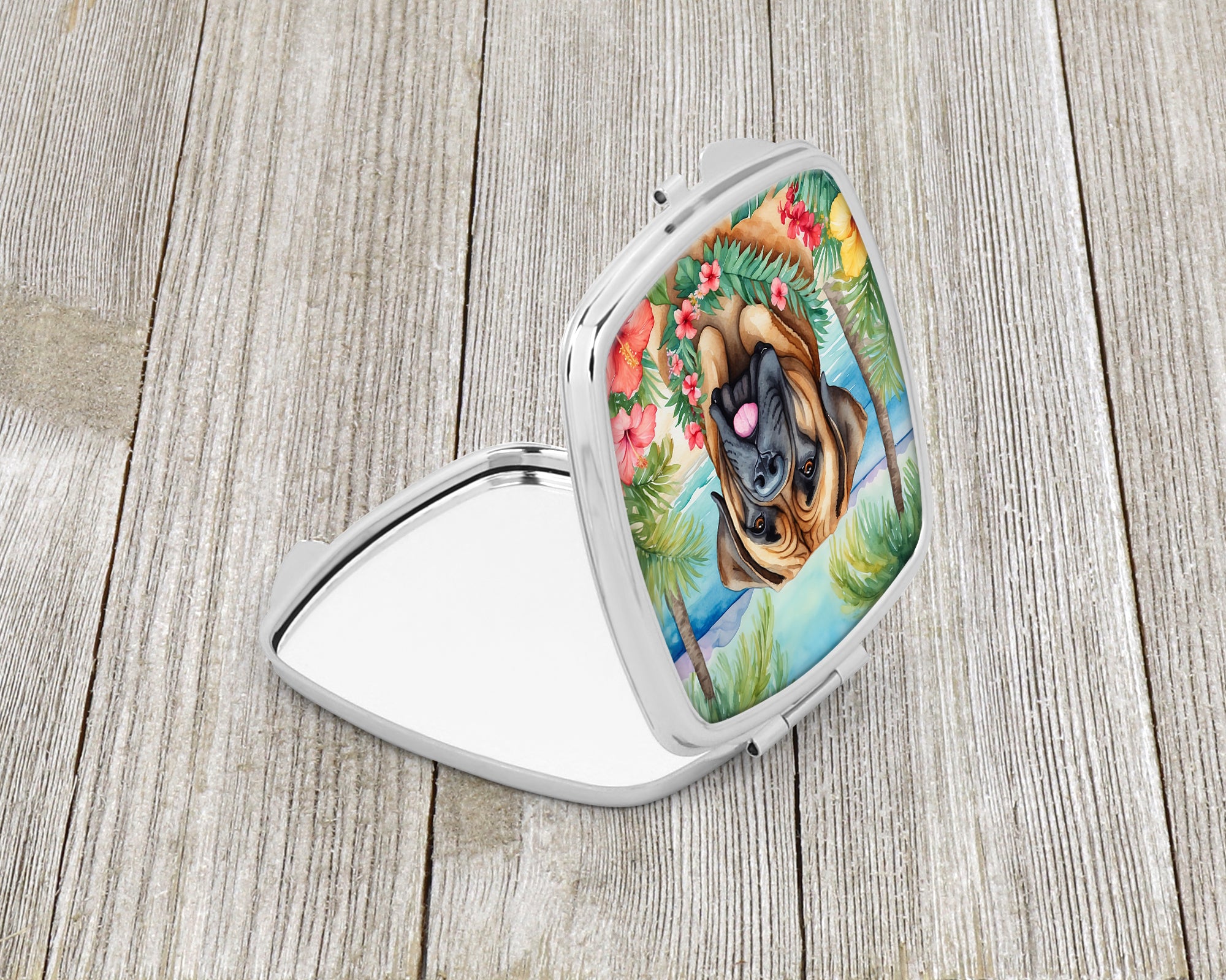 Buy this Mastiff Luau Compact Mirror