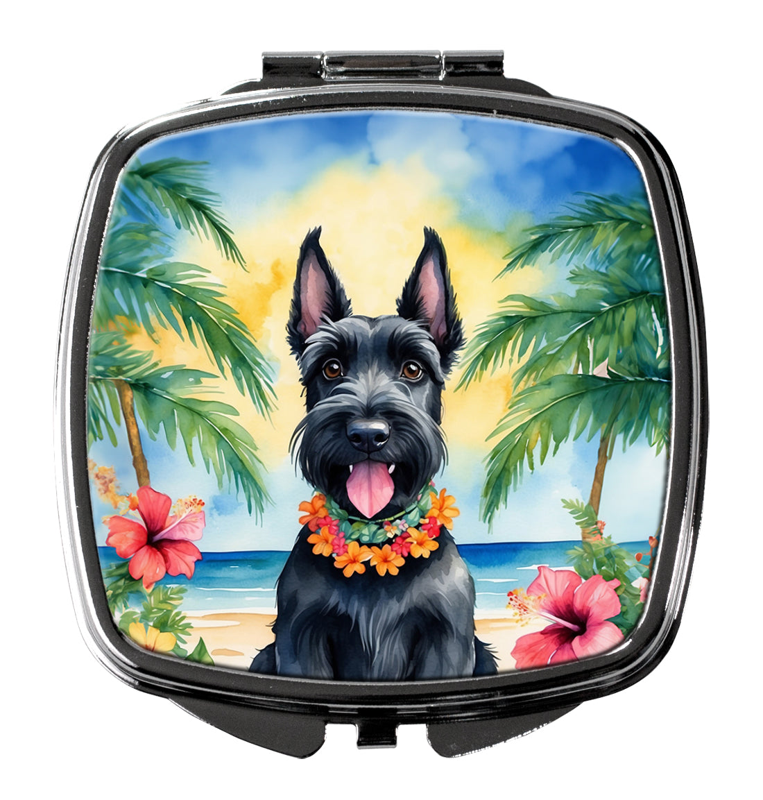 Buy this Scottish Terrier Luau Compact Mirror